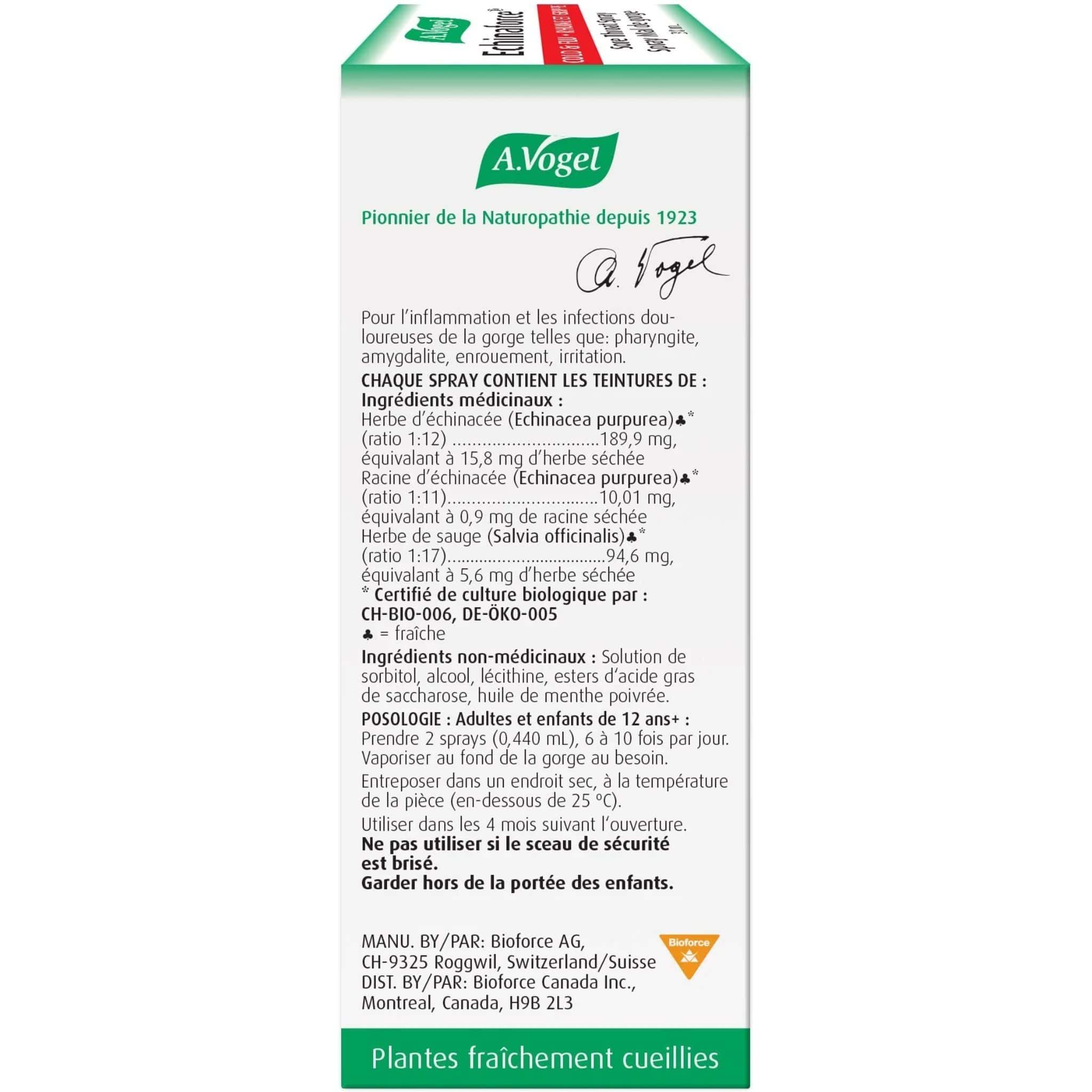A. Vogel Echinaforce Sore Throat Spray, 30ml - Image 5