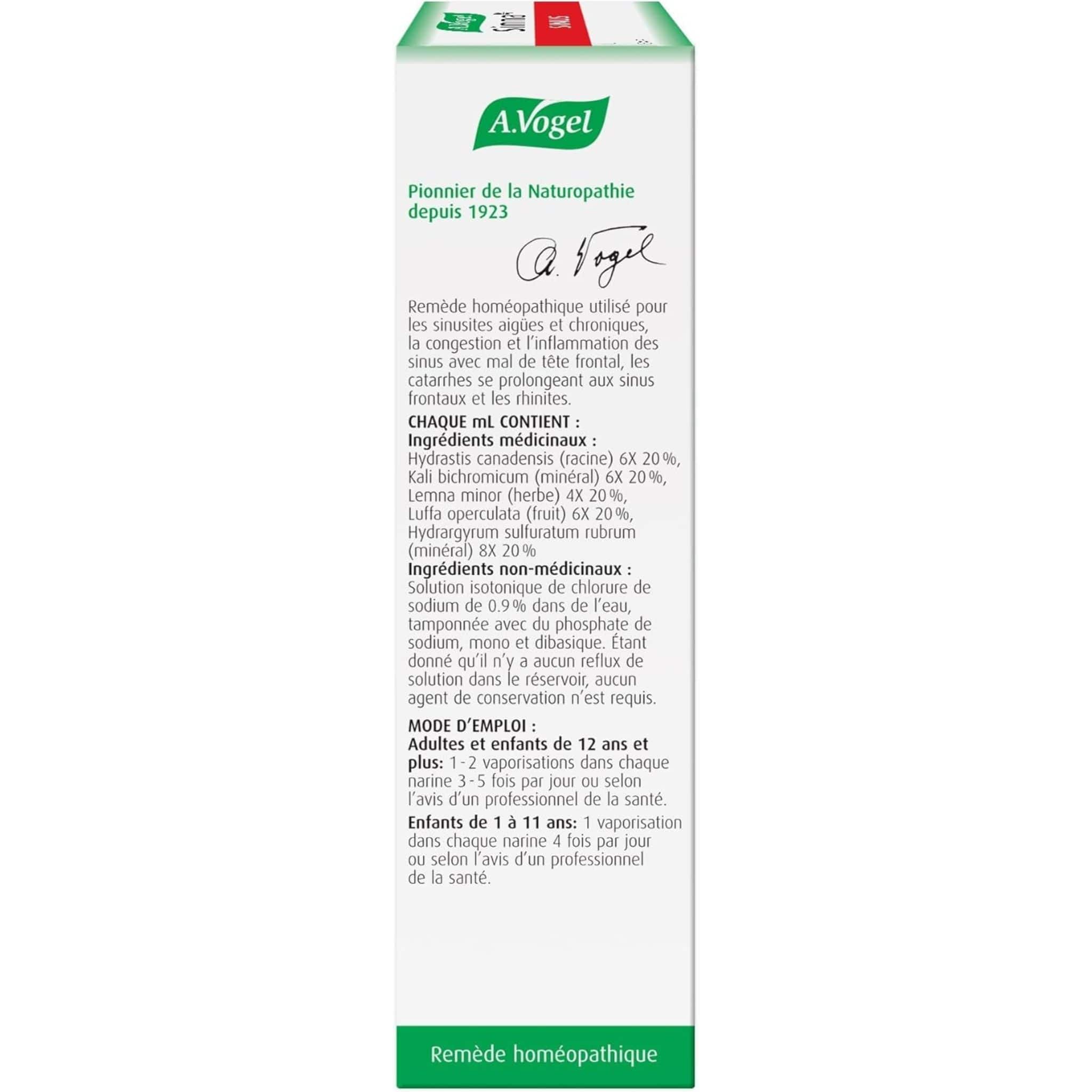 A. Vogel Sinna Nasal Spray, 20ml - Image 4