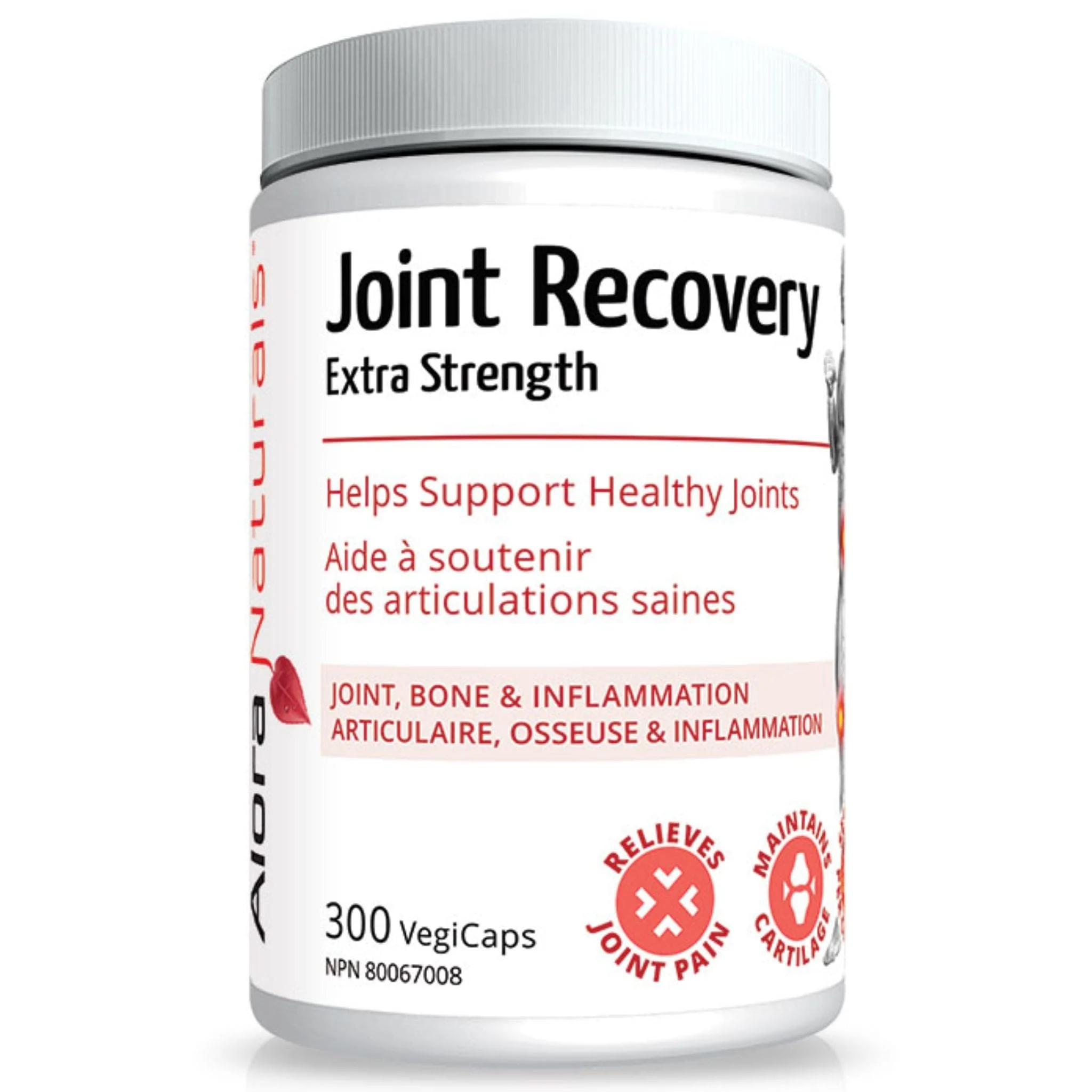 Alora Naturals Joint Recovery Extra Strength, 300 Capsules