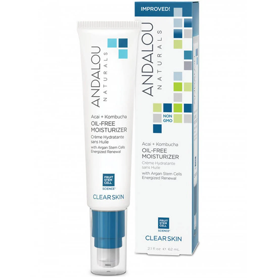 Andalou Naturals Acai & Kambucha Oil-Free Moisturizer, 58ml