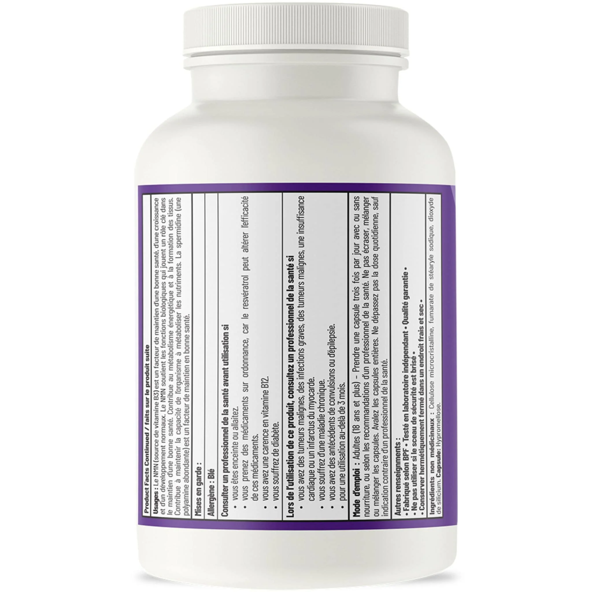 AOR Urolithin A Plus, With NMN, Resveratol and Spermidine, 90 Vegetable Capsules - Image 3