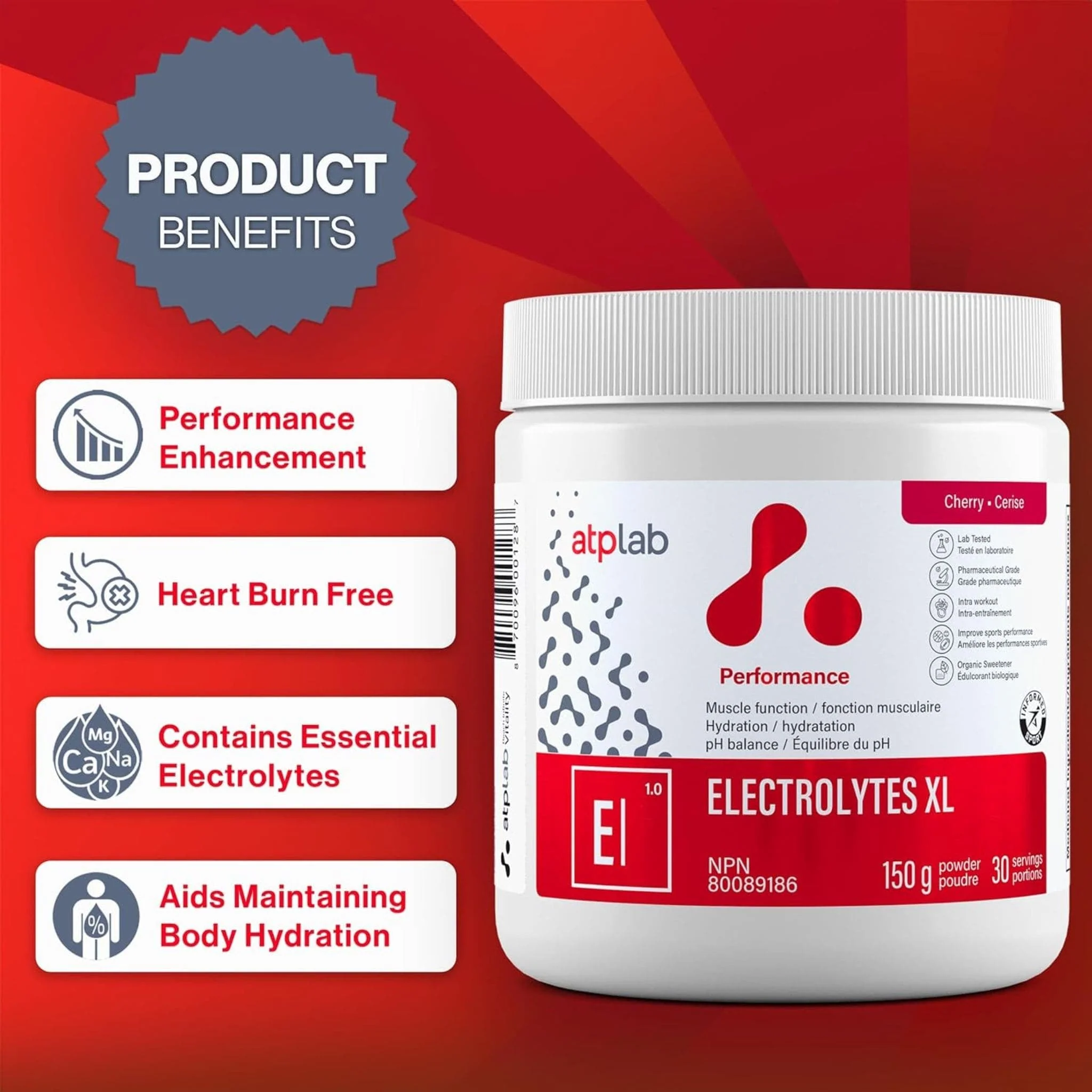 ATP Lab Electrolytes XL Powder, 180g - Image 4