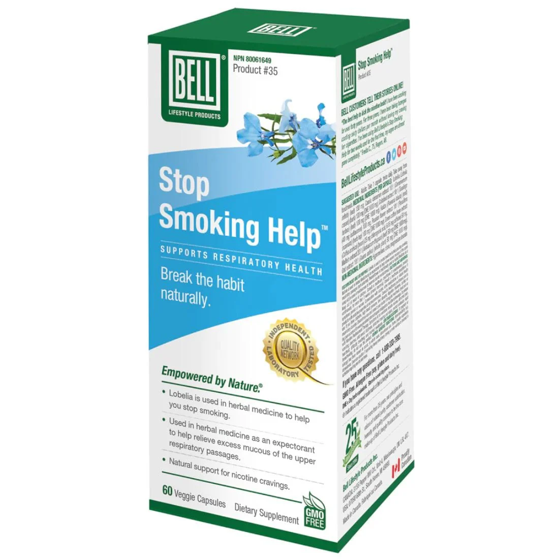 Bell Stop Smoking Help #35, 60 Capsules