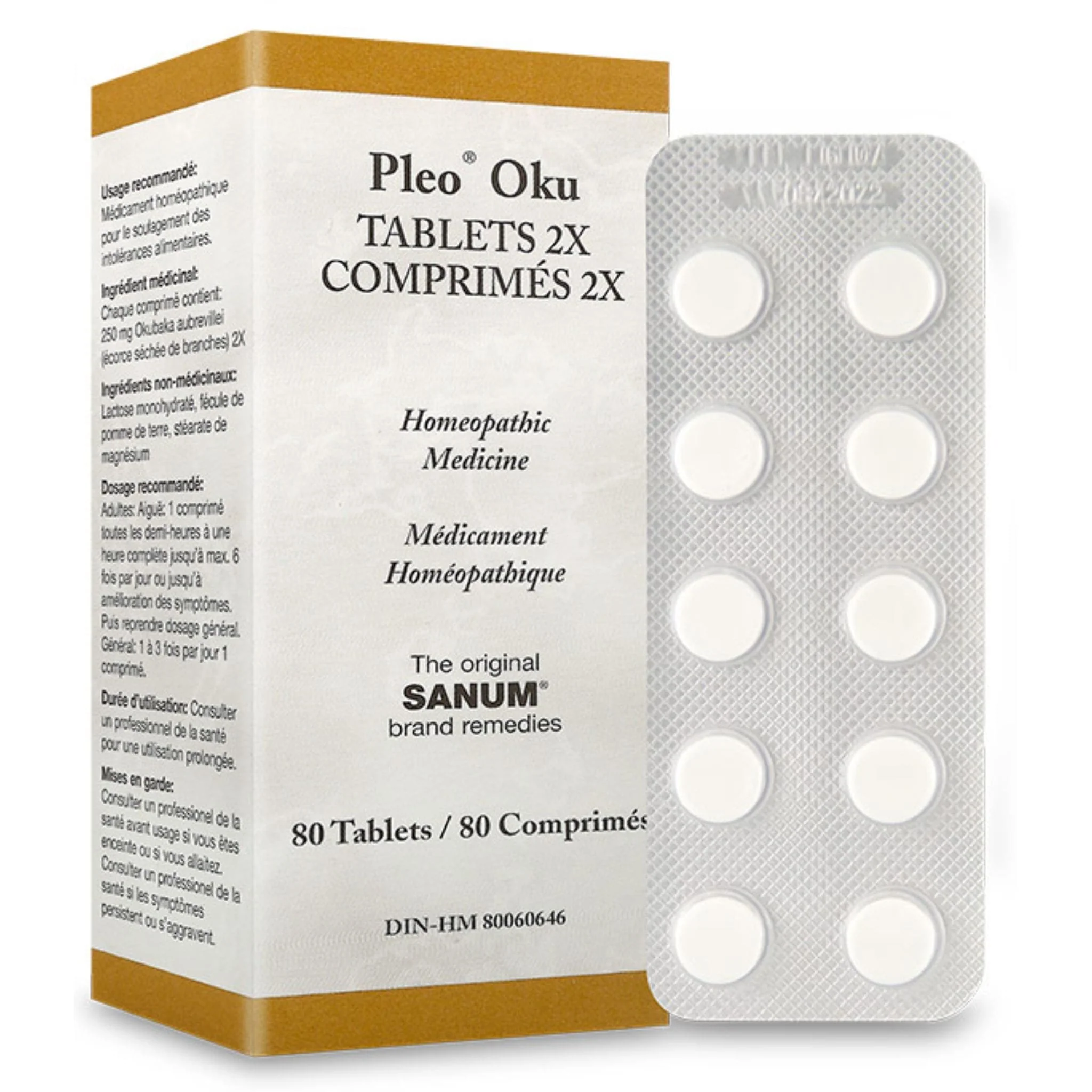 Biomed Pleo OKU, Okoubasan, Rapid Relief for Diarrhea and Digestive Upset, 80 Tablets