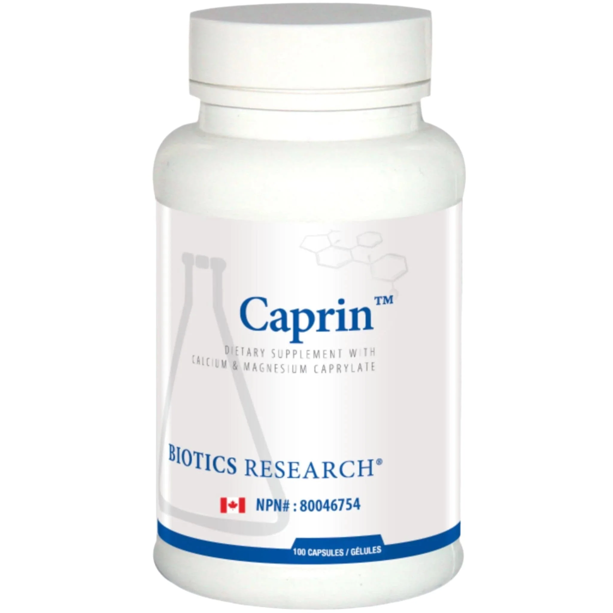 Biotics Research Caprin, 400mg Caprylic Acid, Anti-Fungal, 100 Capsules