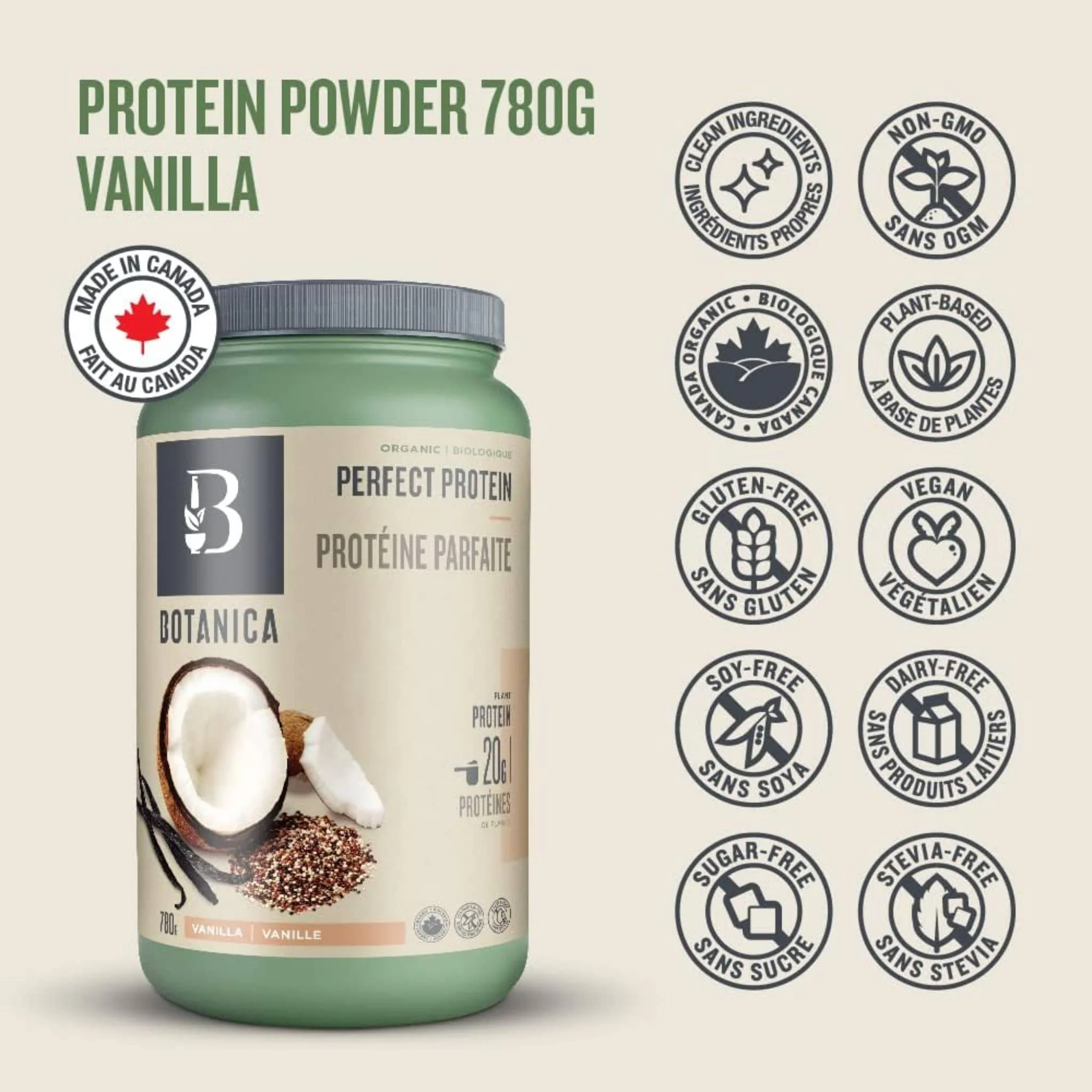 Botanica Perfect Protein, Organic Sprouted Fermented Plant Protein - Image 19
