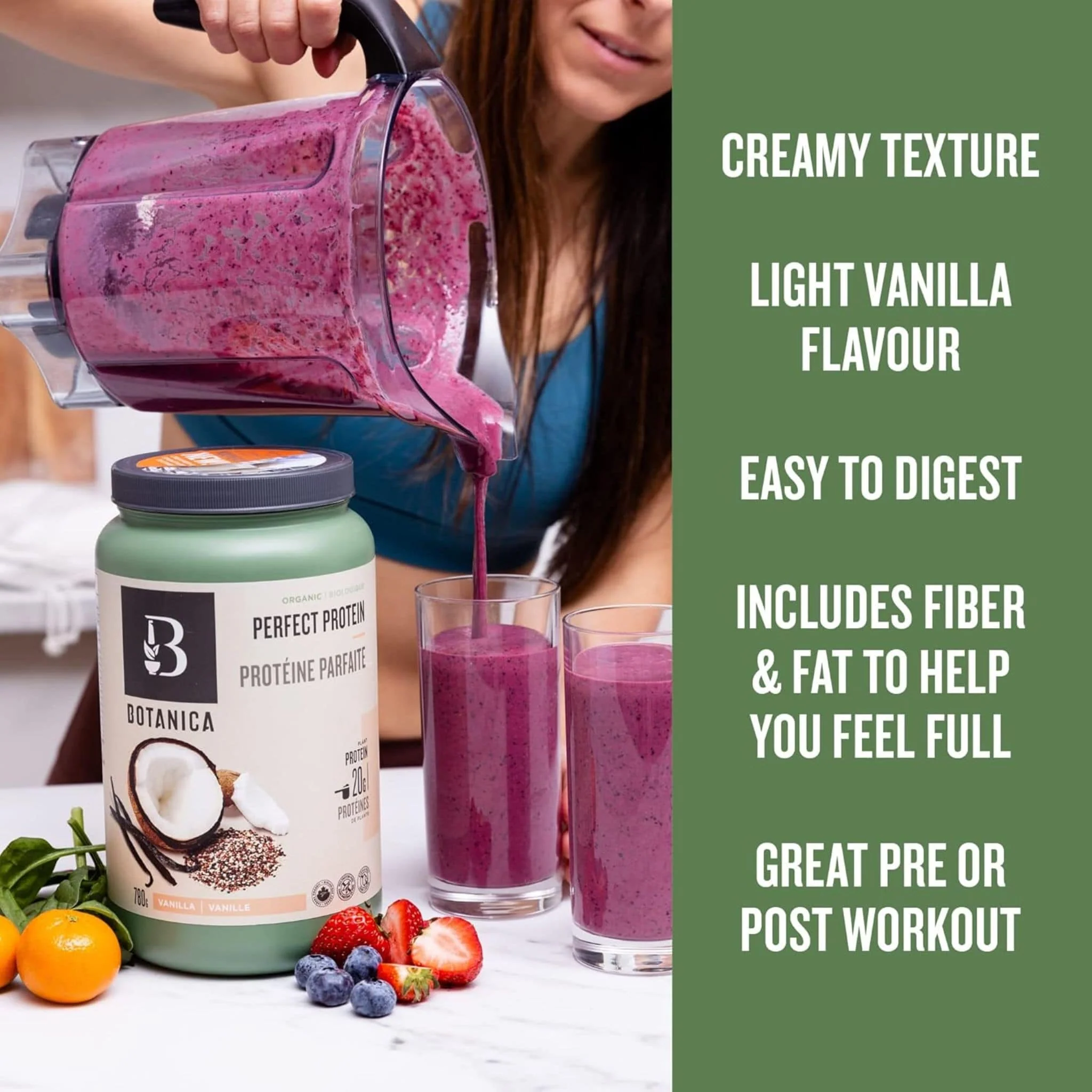 Botanica Perfect Protein, Organic Sprouted Fermented Plant Protein - Image 22