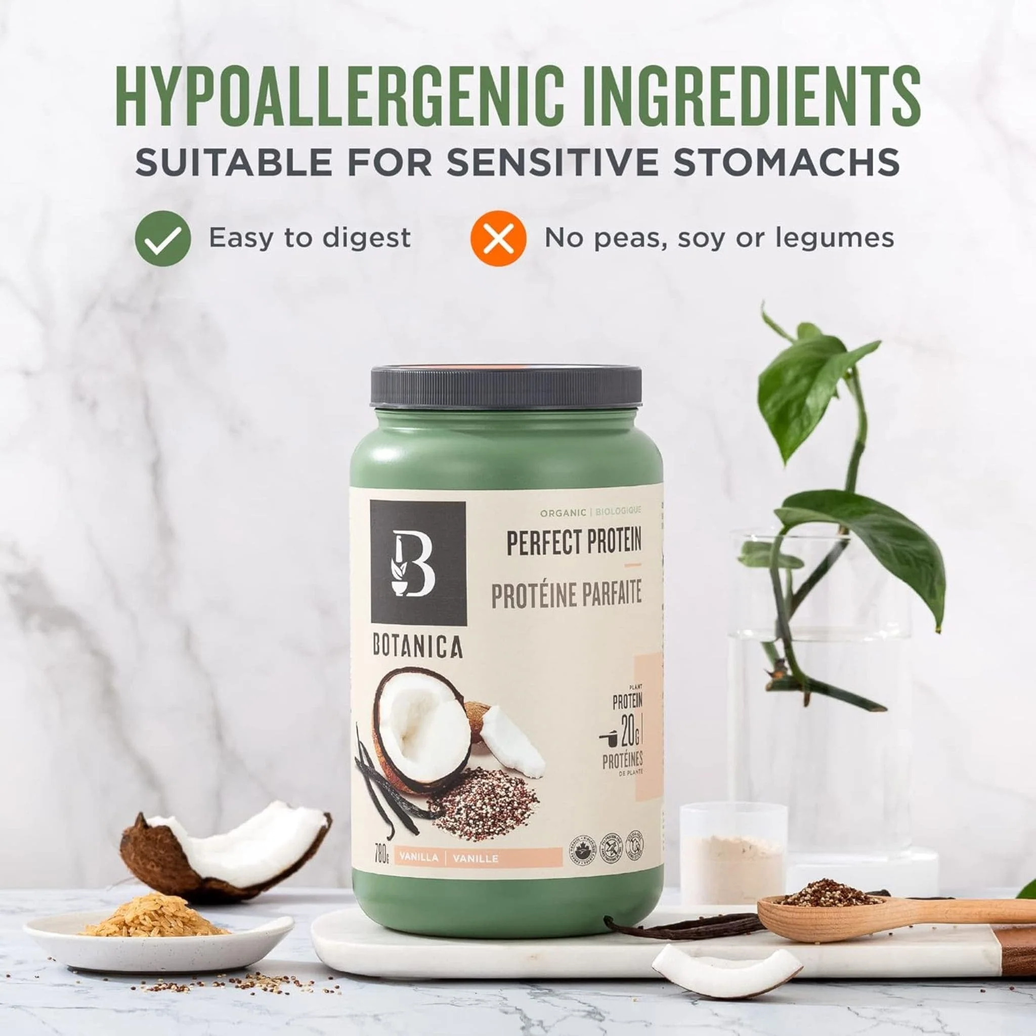 Botanica Perfect Protein, Organic Sprouted Fermented Plant Protein - Image 23