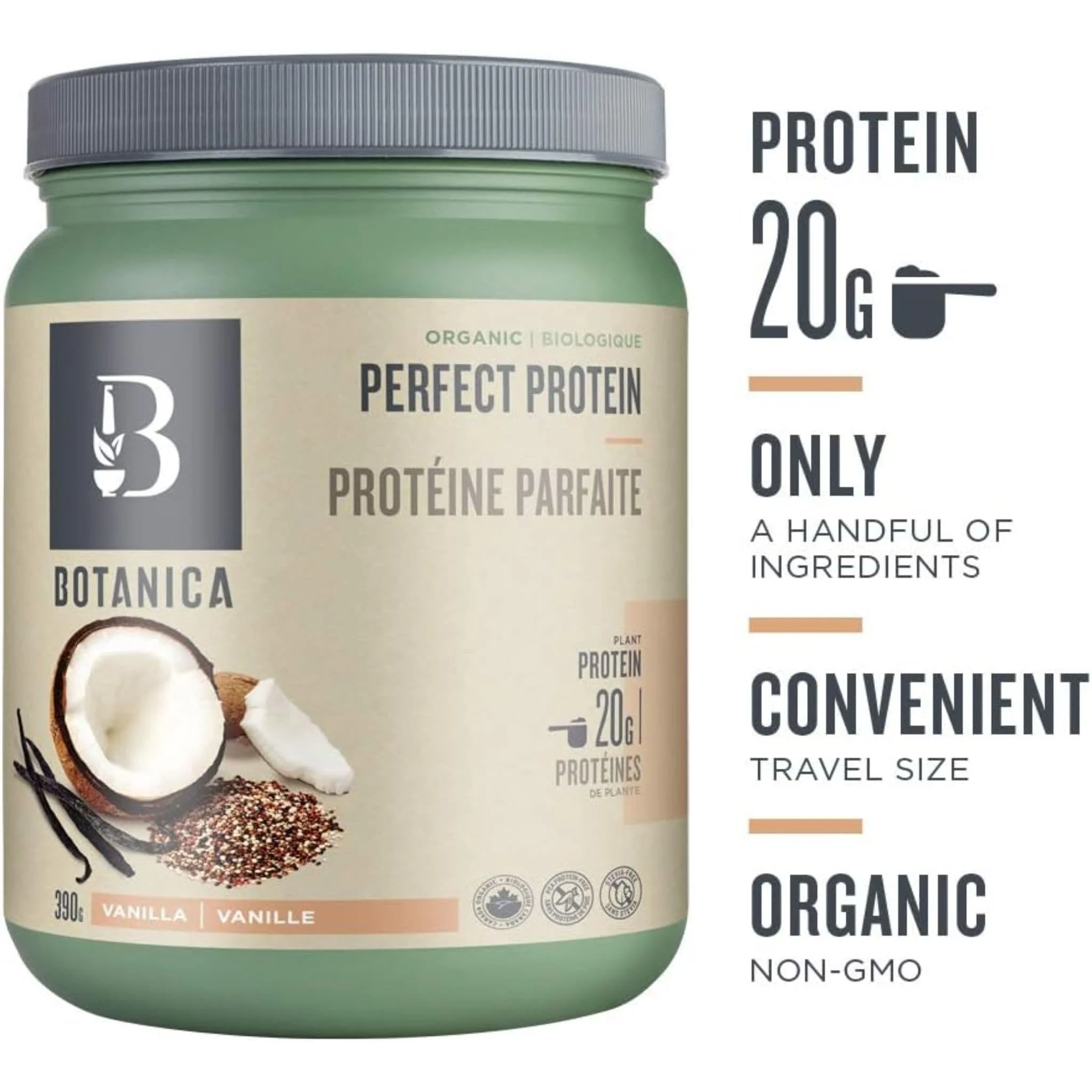 Botanica Perfect Protein, Organic Sprouted Fermented Plant Protein - Image 26
