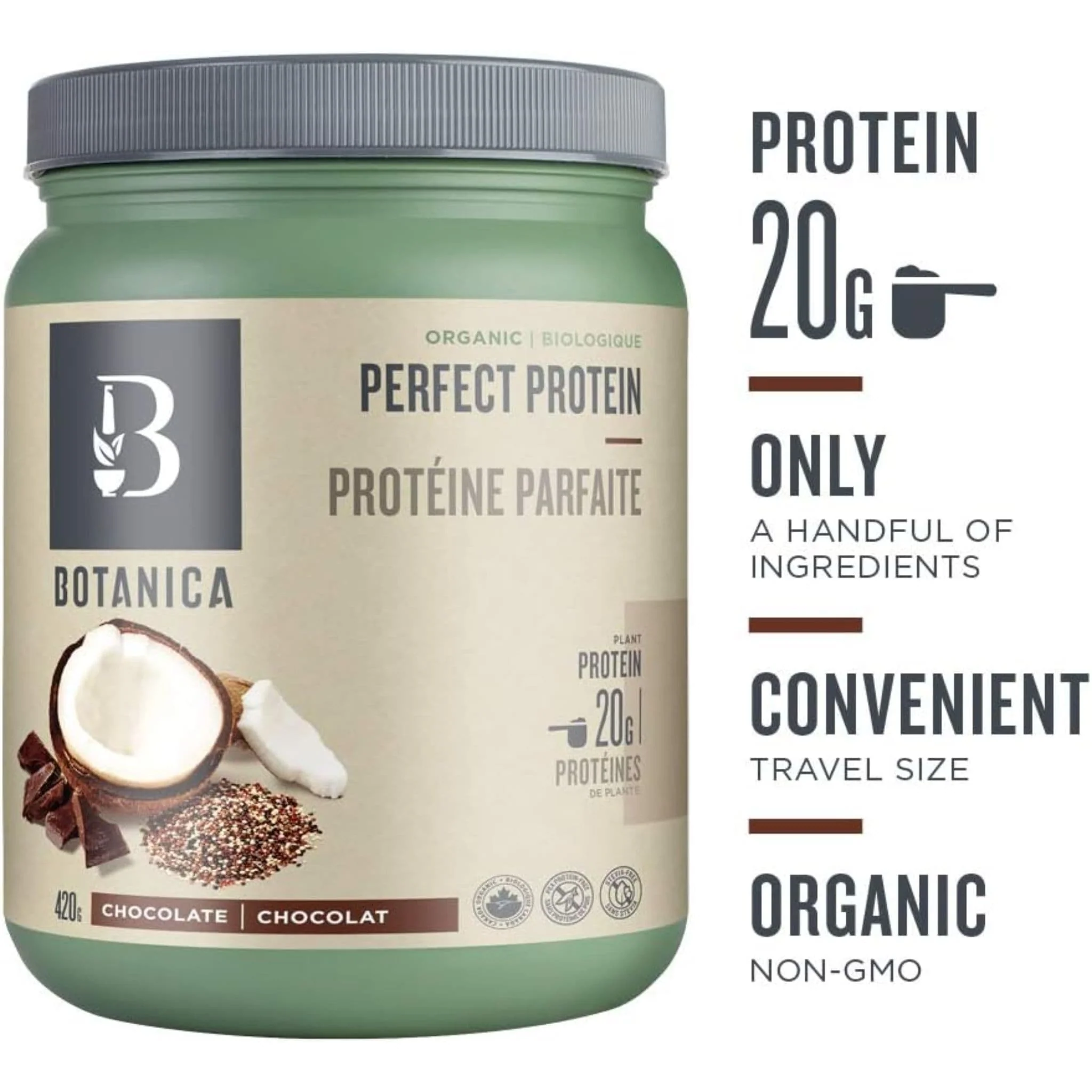 Botanica Perfect Protein, Organic Sprouted Fermented Plant Protein - Image 12