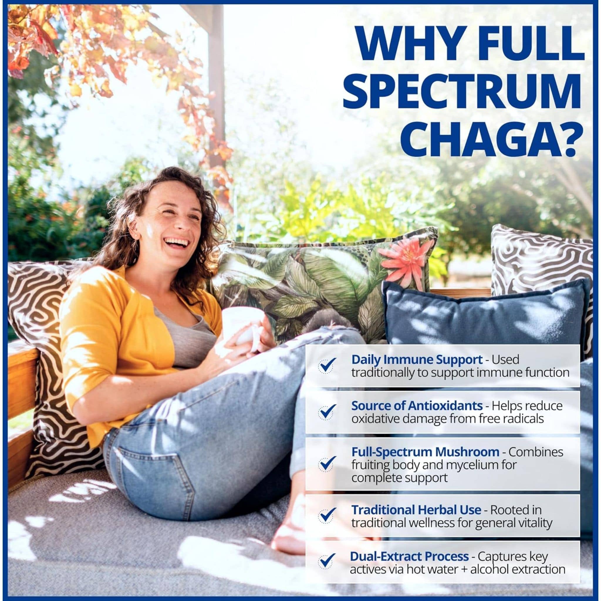 CanPrev Chaga Full Spectrum, Organic Chaga Mushroom for Immune, Antioxidant and Cholesterol Support, 60 Vegetable Capsules - Image 7