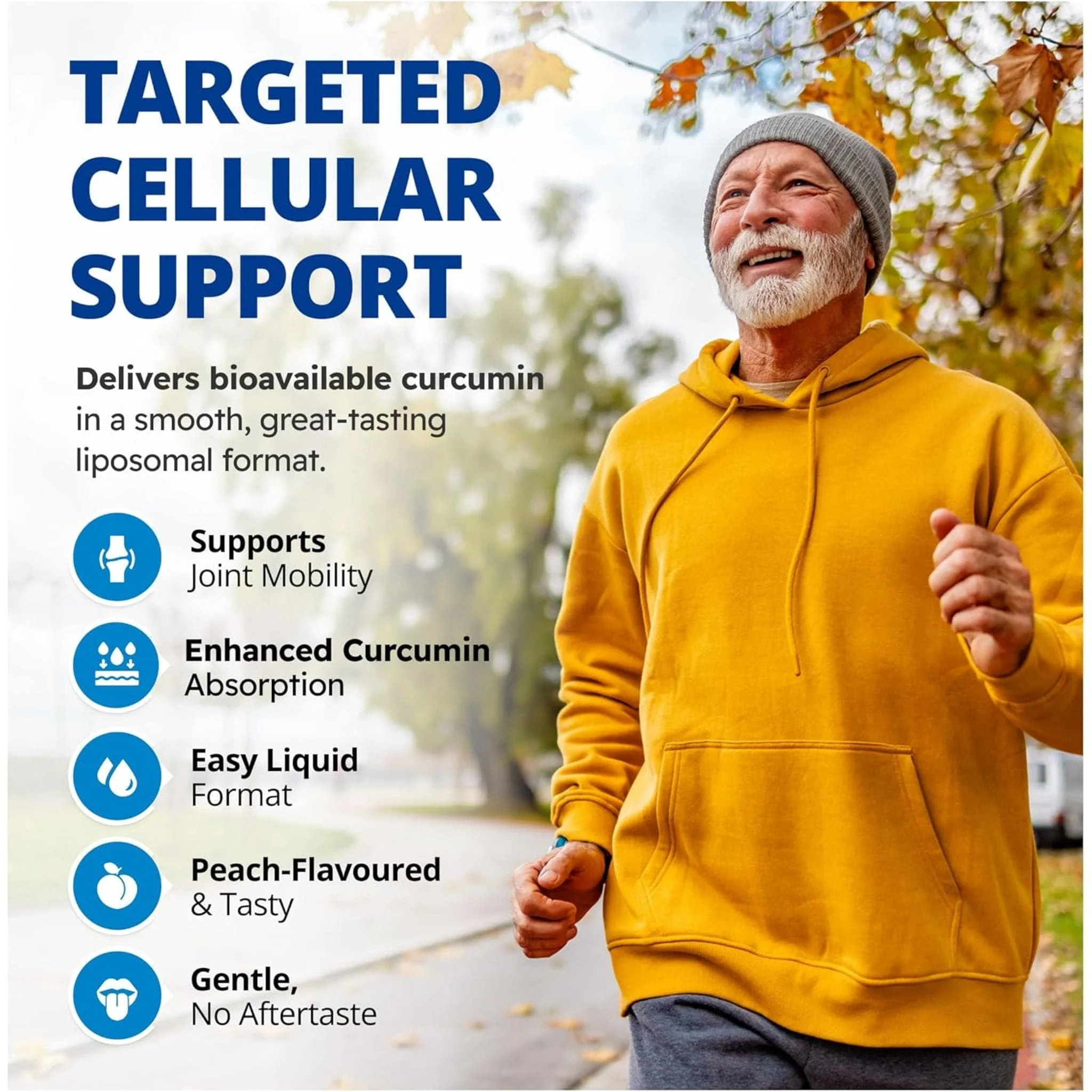 CanPrev Liposomal Curcumin 100mg, Rapid and Sustained Uptake - Image 4