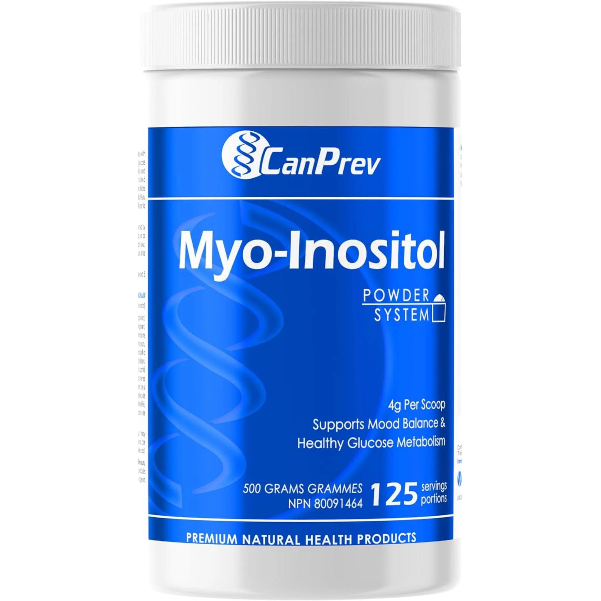 CanPrev Myo-Inositol Powder, Non-GMO, 500g