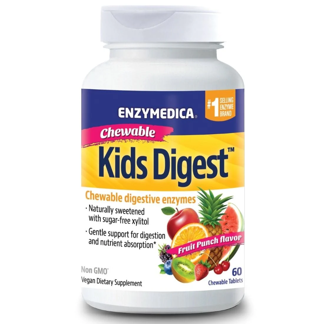 Enzymedica Kids Digest, 60 Chewable Tablets