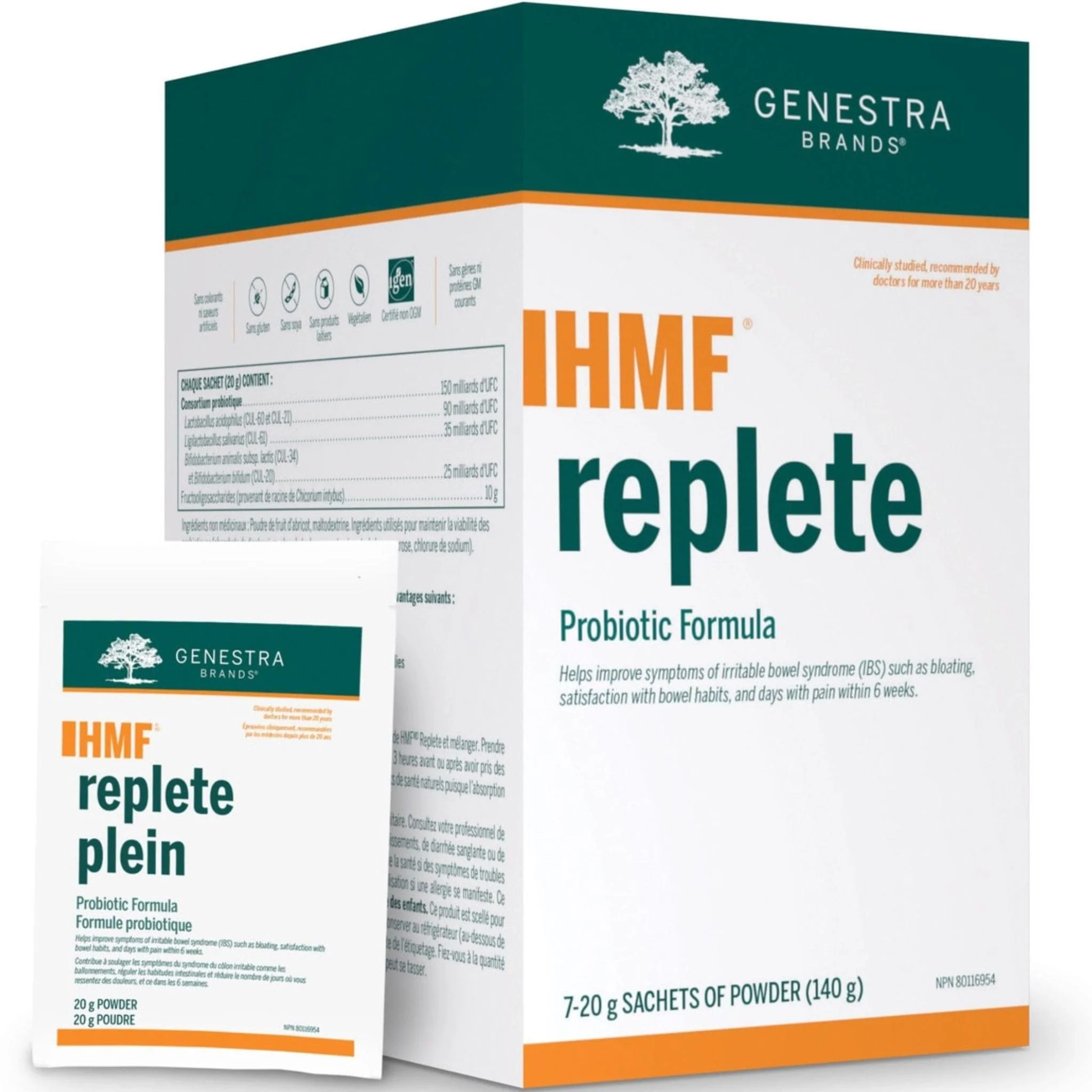 Genestra HMF Replete, 7 Sachets - Store in Fridge - Image 2