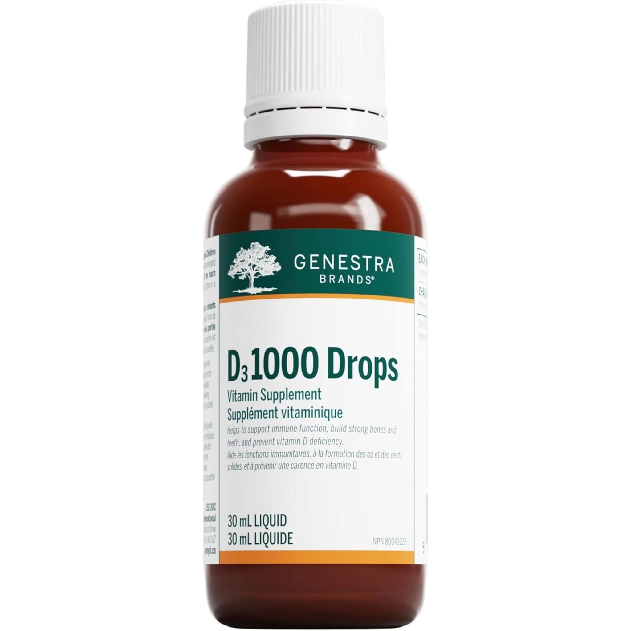Genestra D3 1000 Drops 1,000 IU, 30ml
