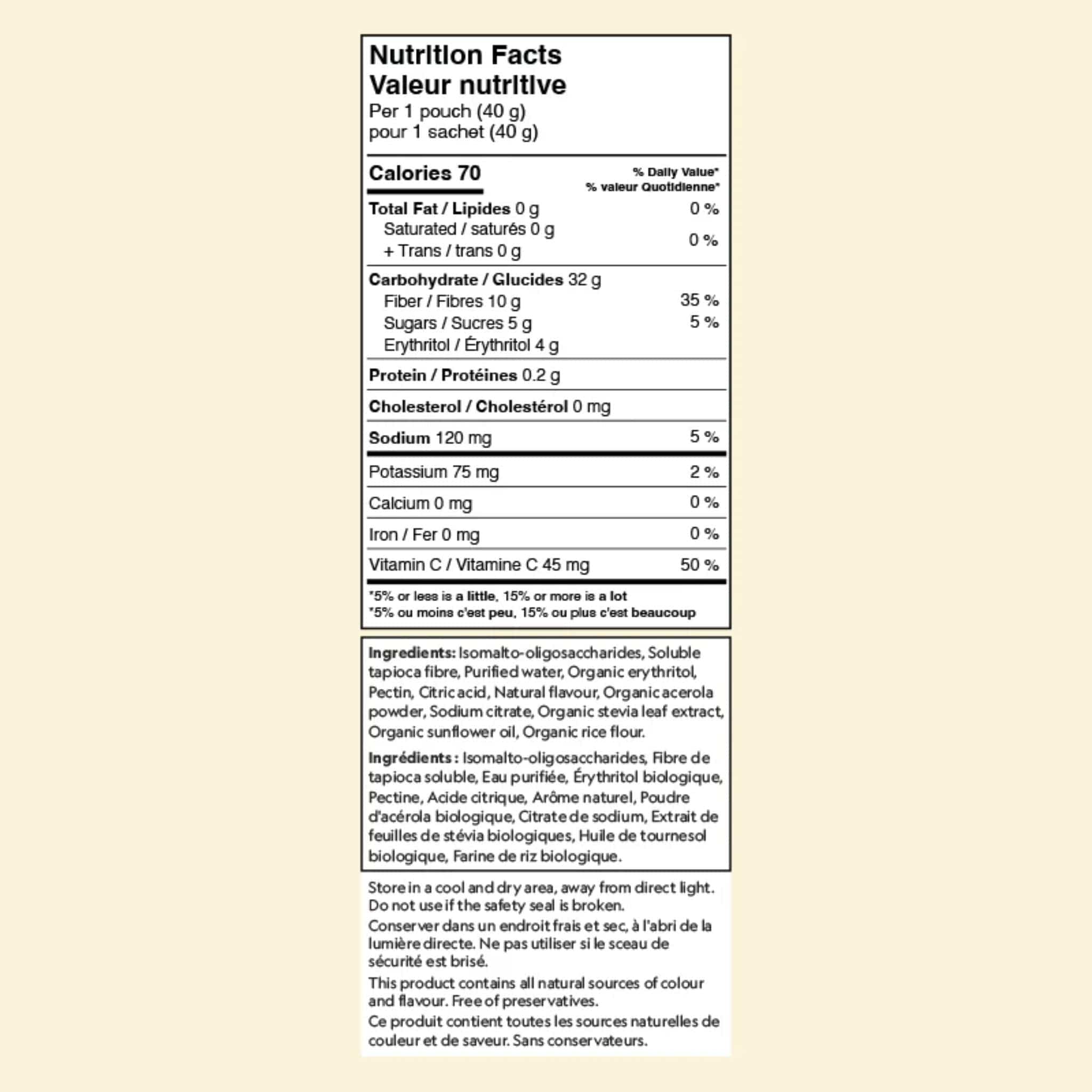 Herbaland Acerola Vitamin C Gummies, 45mg Vitamin C per Serving, Vegan, Boost Immune System, 108 Gummies / 240g - Image 3