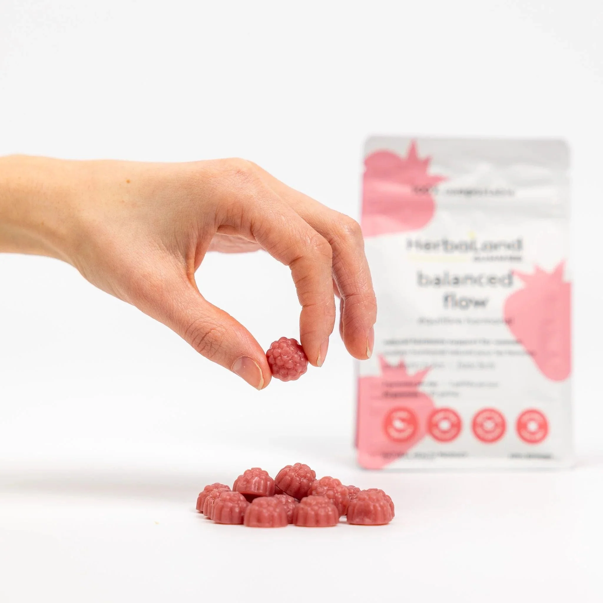 Herbaland Balanced Flow, Natural Hormone Support for Women, 90 Gummies - Image 4