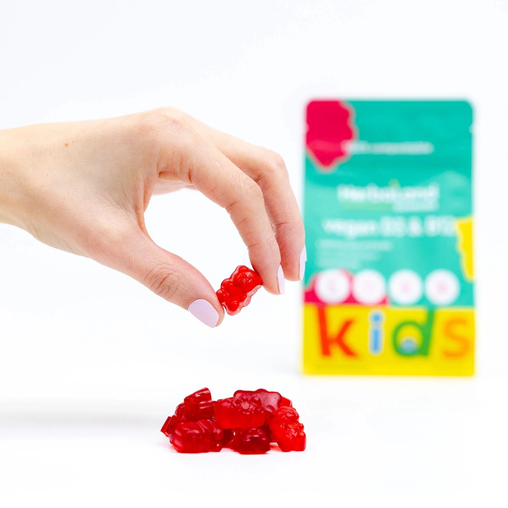 Herbaland Vegan D3 & B12 Gummies for Kids, Vegan, Sugar-Free, Gluten-Free, 90 Gummies - Image 4