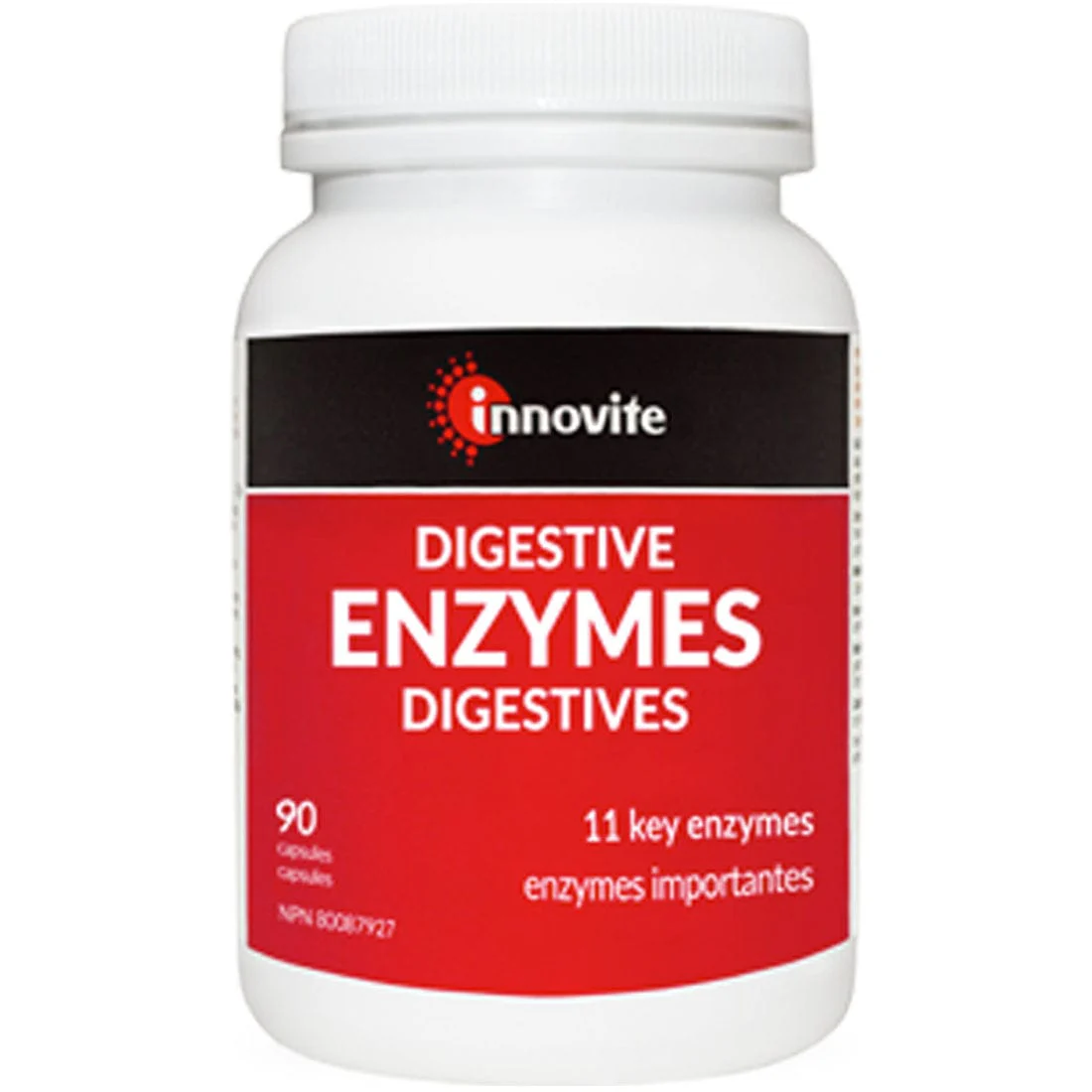 Innovite Digestive Enzymes (Transitioned to: CanPrev Digestive Enzymes, 11 Full Spectrum Enzymes For Digestive Support, 90 Vegetable Capsules)