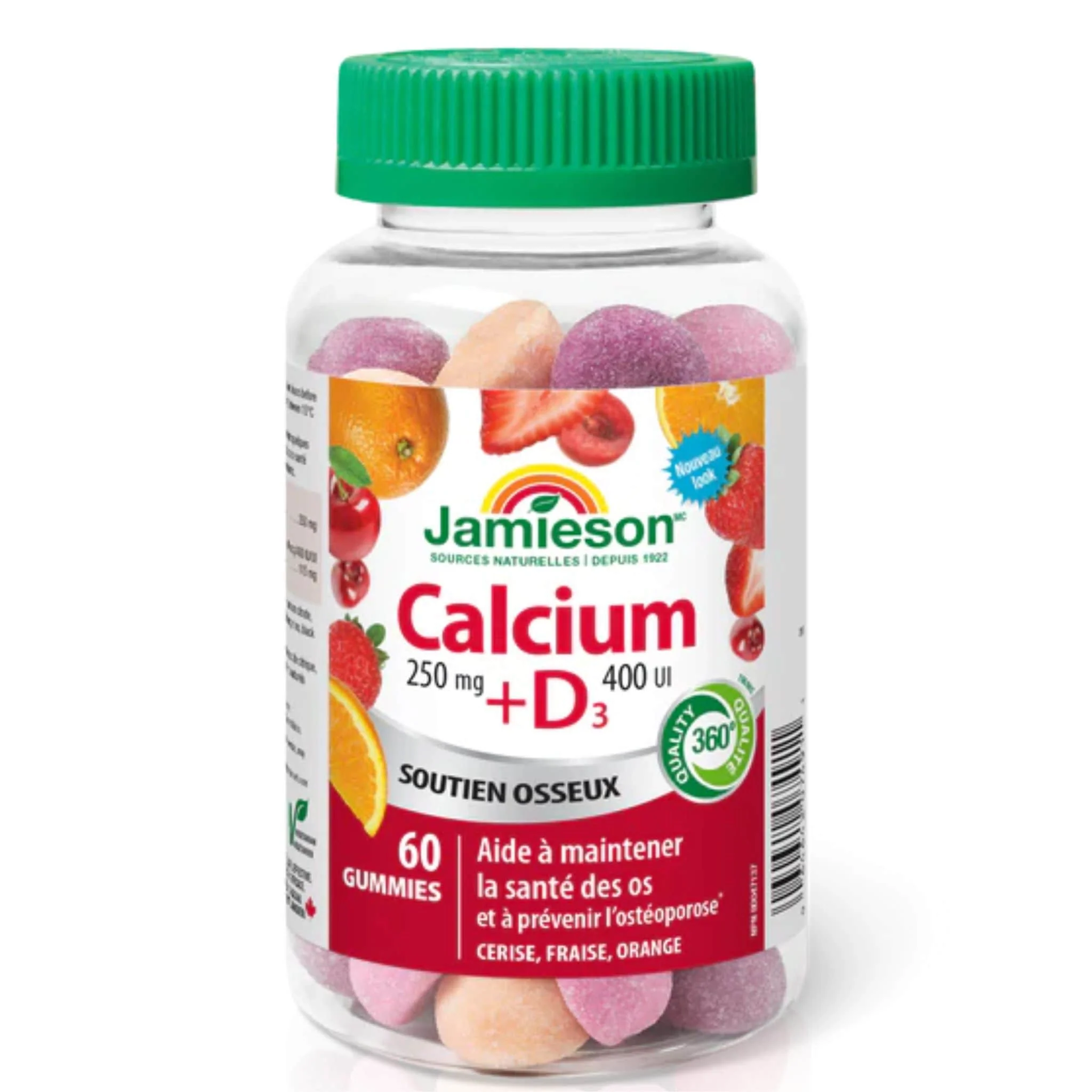 Jamieson Calcium + Vitamin D Gummies, 60 Gummies - Image 2