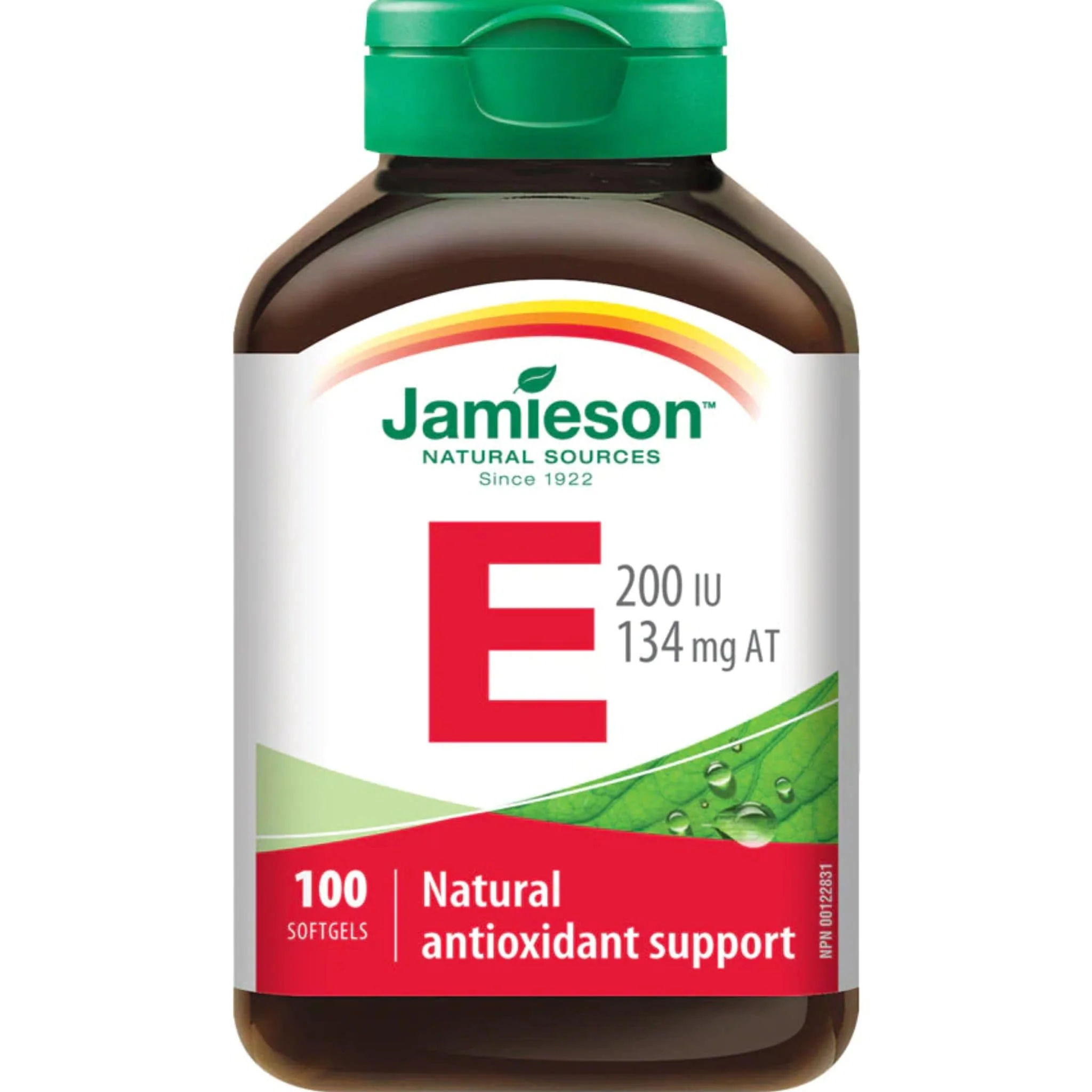 Jamieson Vitamin E 200IU, 100 Softgels