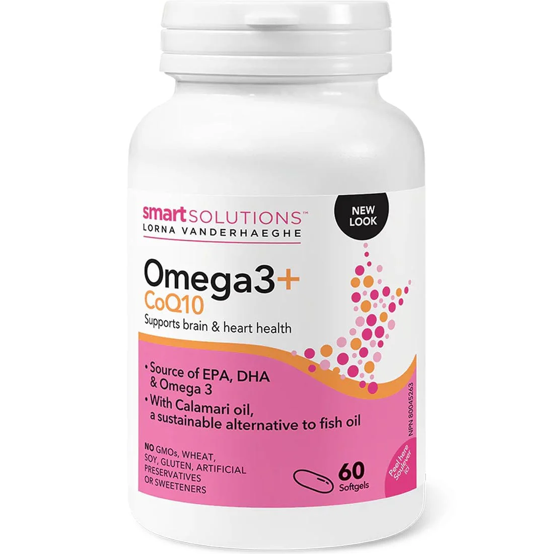 Smart Solutions Omega3 Plus CoQ10, No fishy aftertaste (Formerly Lorna Vanderhaeghe Cala-Q Plus) - Image 2