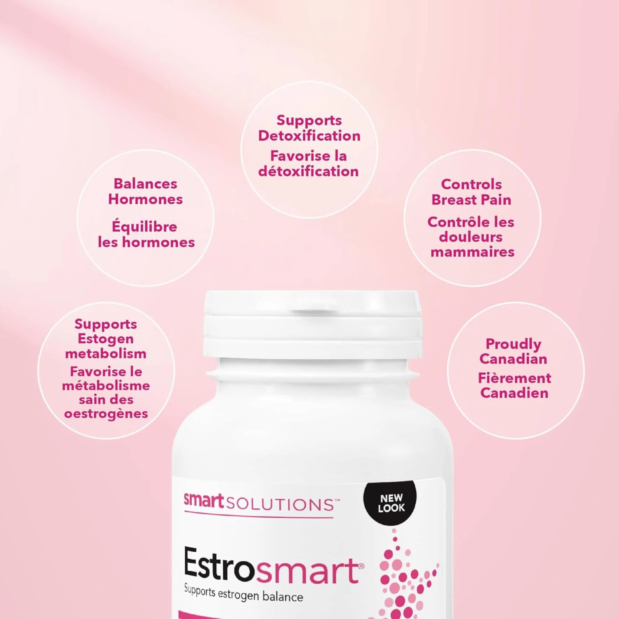 Smart Solutions Estrosmart, Estrogen balance, detoxification, controls breast pain (Formerly Lorna Vanderhaeghe Estrosmart) - Image 2