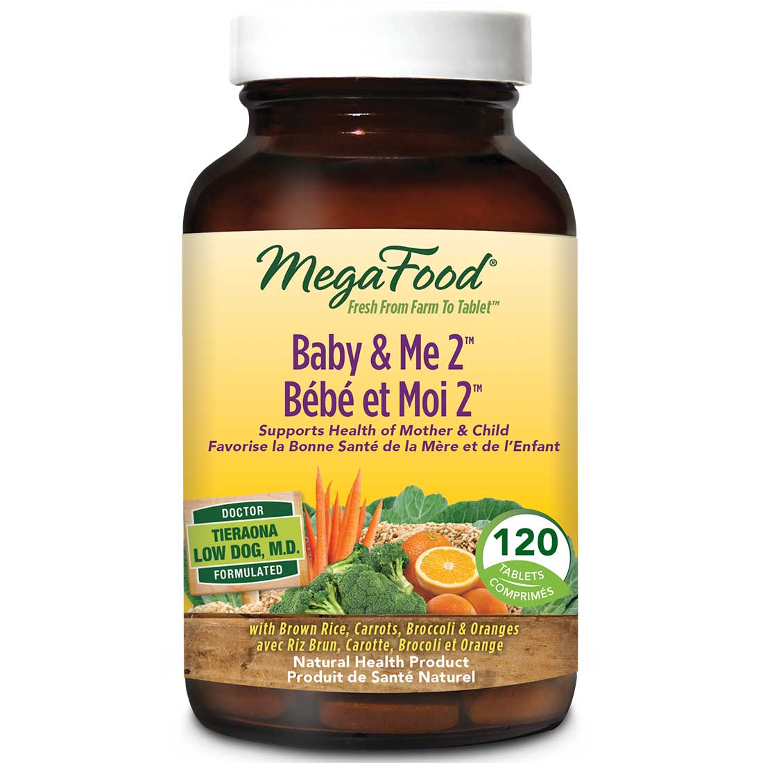 MegaFood Baby & Me 2, Prenatal Multivitamin & Mineral Support (Dr. Formulated) - Image 2