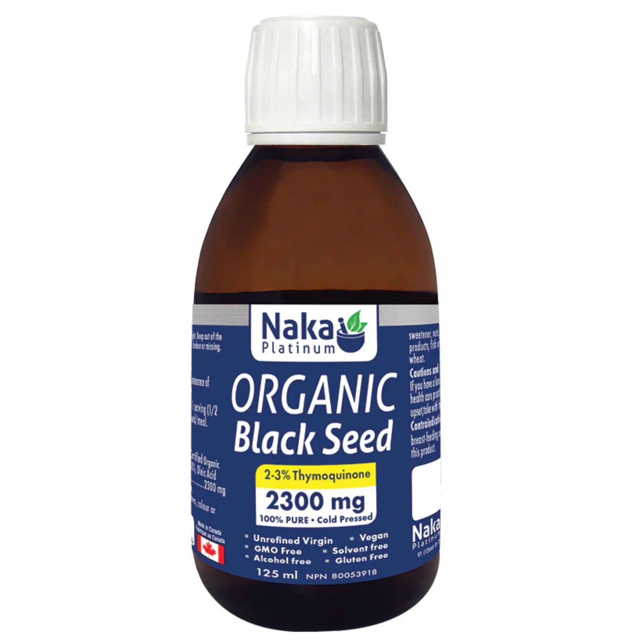 Naka Platinum Organic Black Seed Oil 2300mg, 125ml-300ml - Image 3