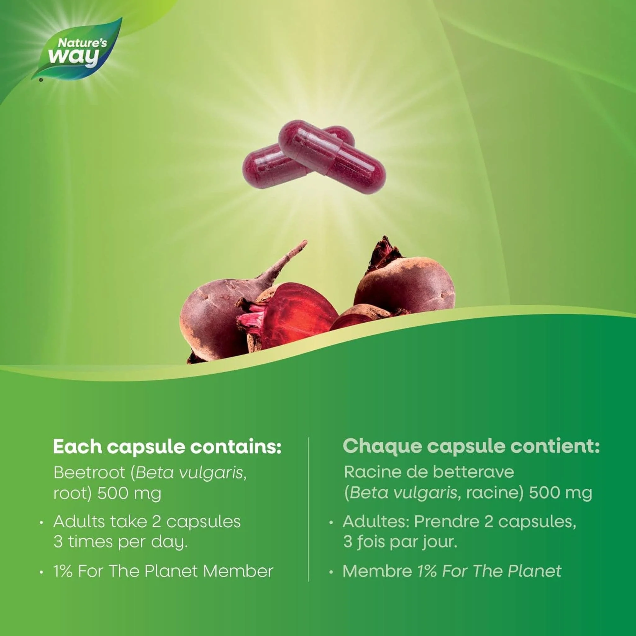 Nature's Way Beet Root, 100 Capsules - Image 6