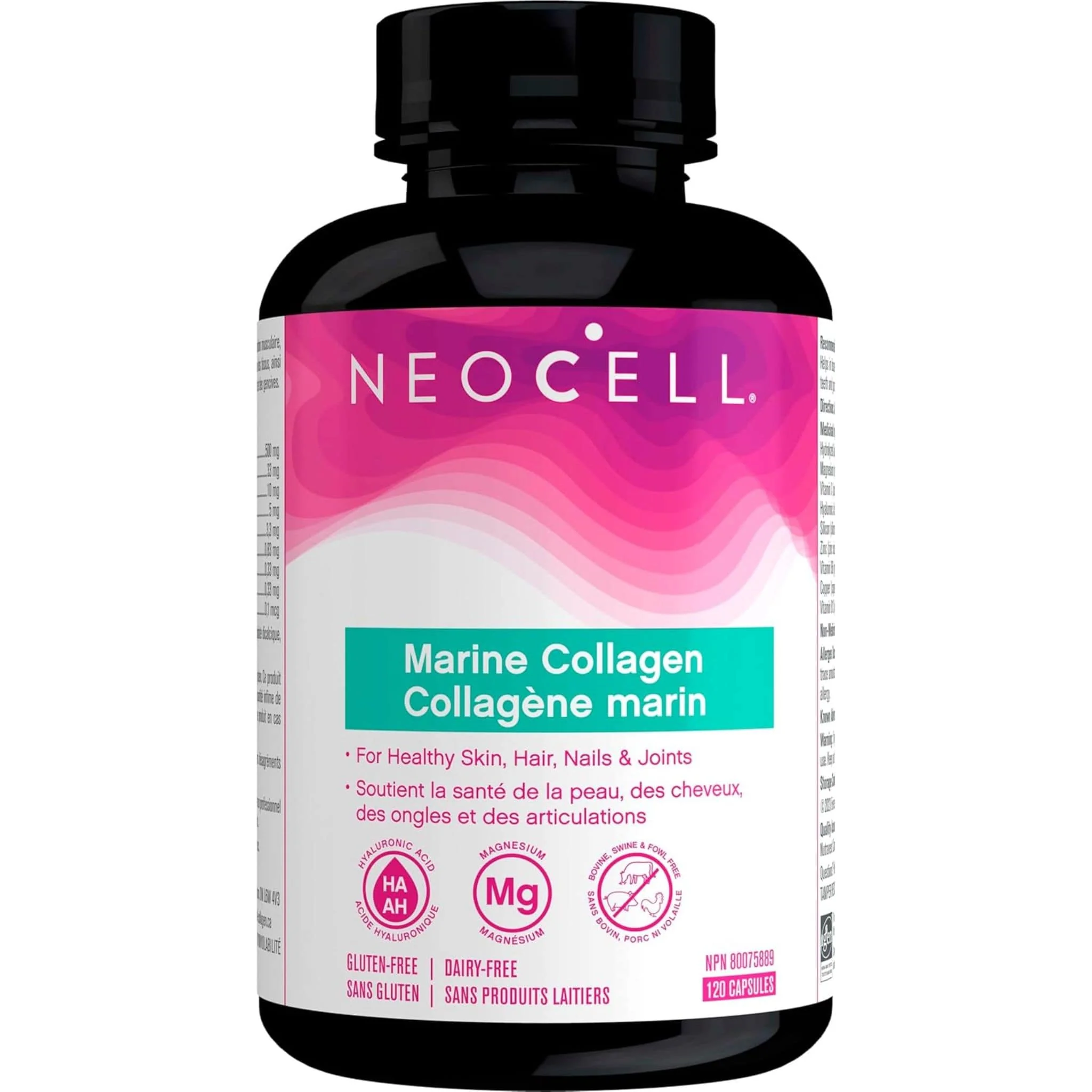 Neocell Marine Collagen 500mg For Healthy Skin, Hair, Nails and Joints, 120 Capsules - Image 2