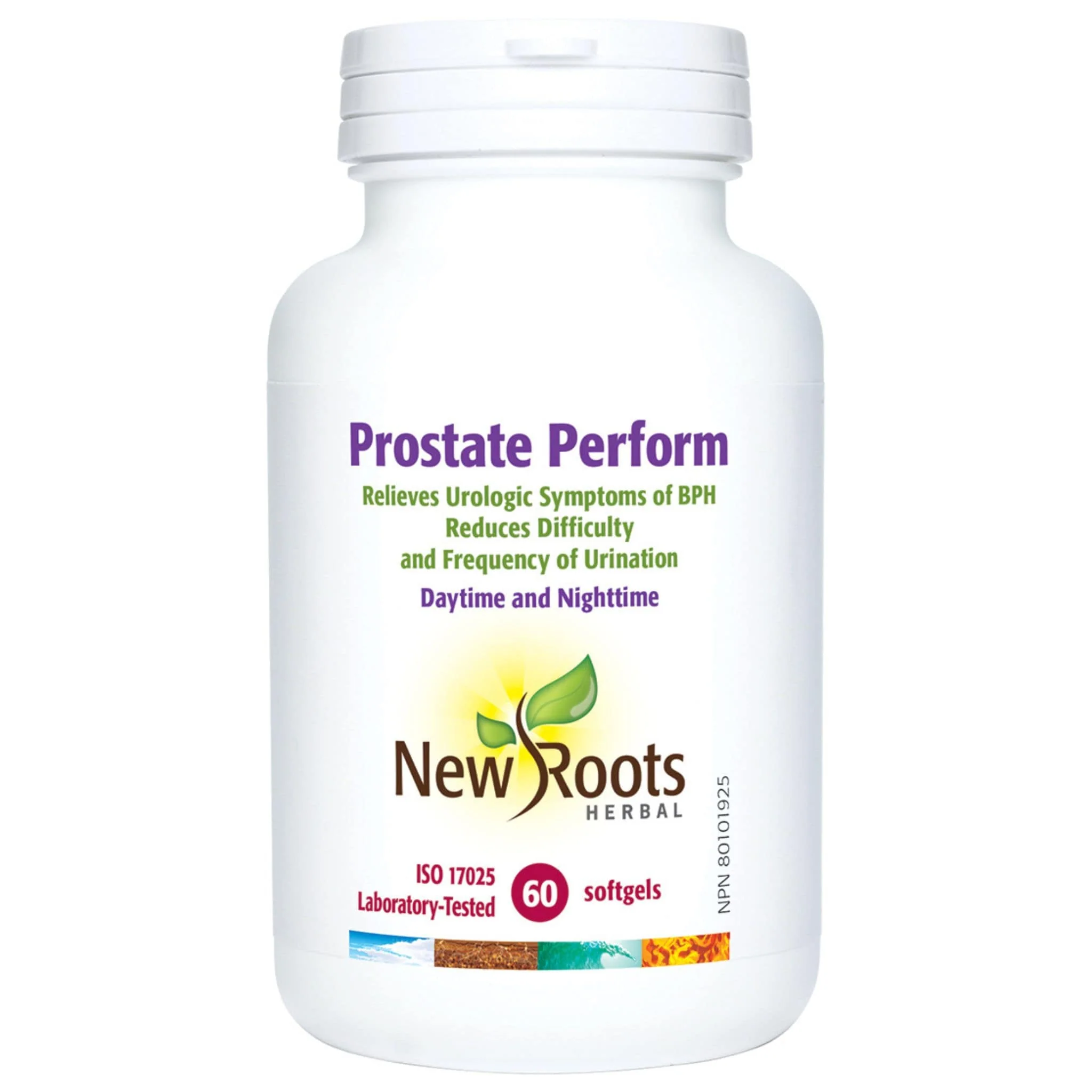 New Roots Prostate Perform Softgels, Certified Organic Prostate Support Supplement, Helps stop prostate growth and reduce symptoms, 98% Success Rate in Clinical Studies - Image 3