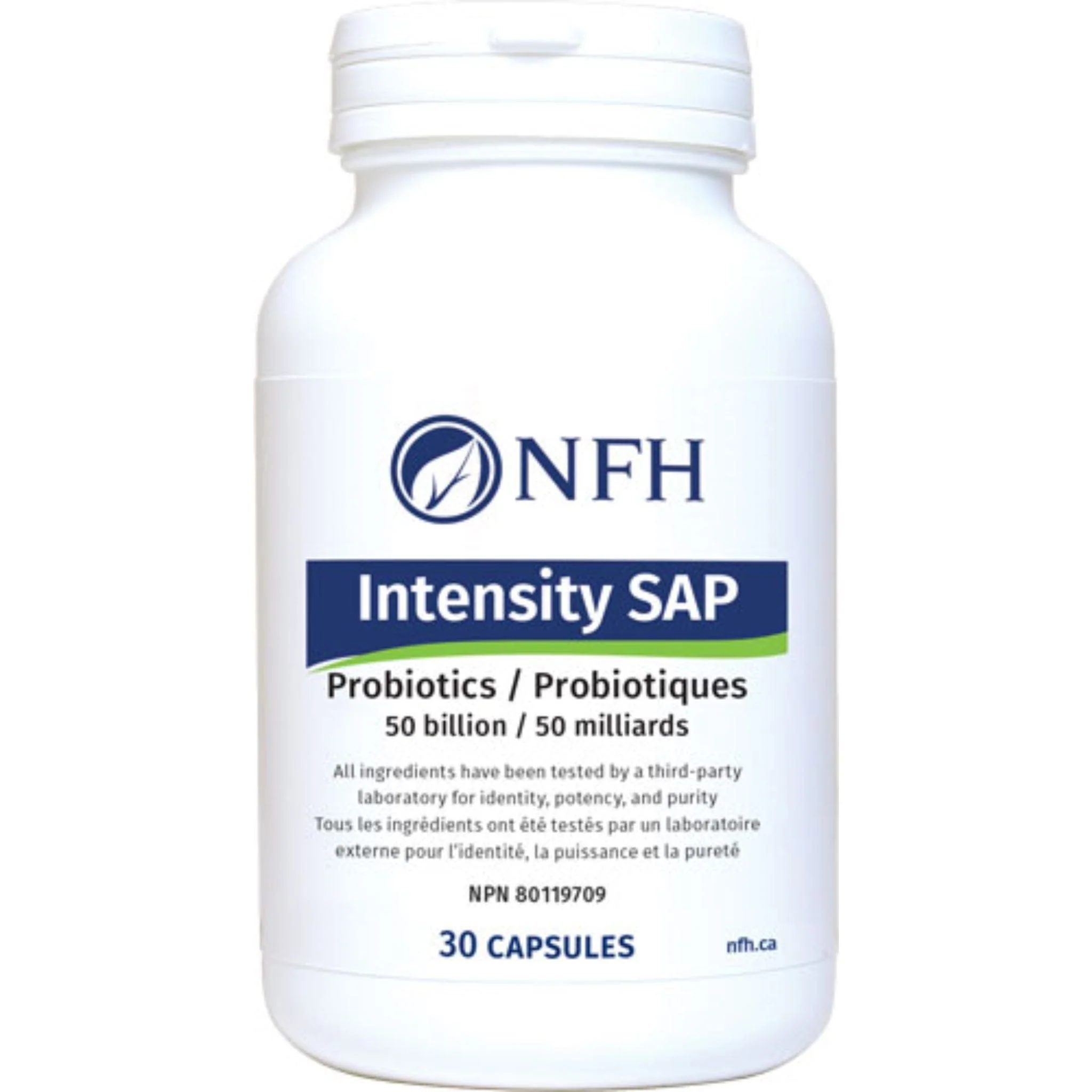 NFH Intensity SAP Probiotic 50 BillIon CFU,  Allergen-Free