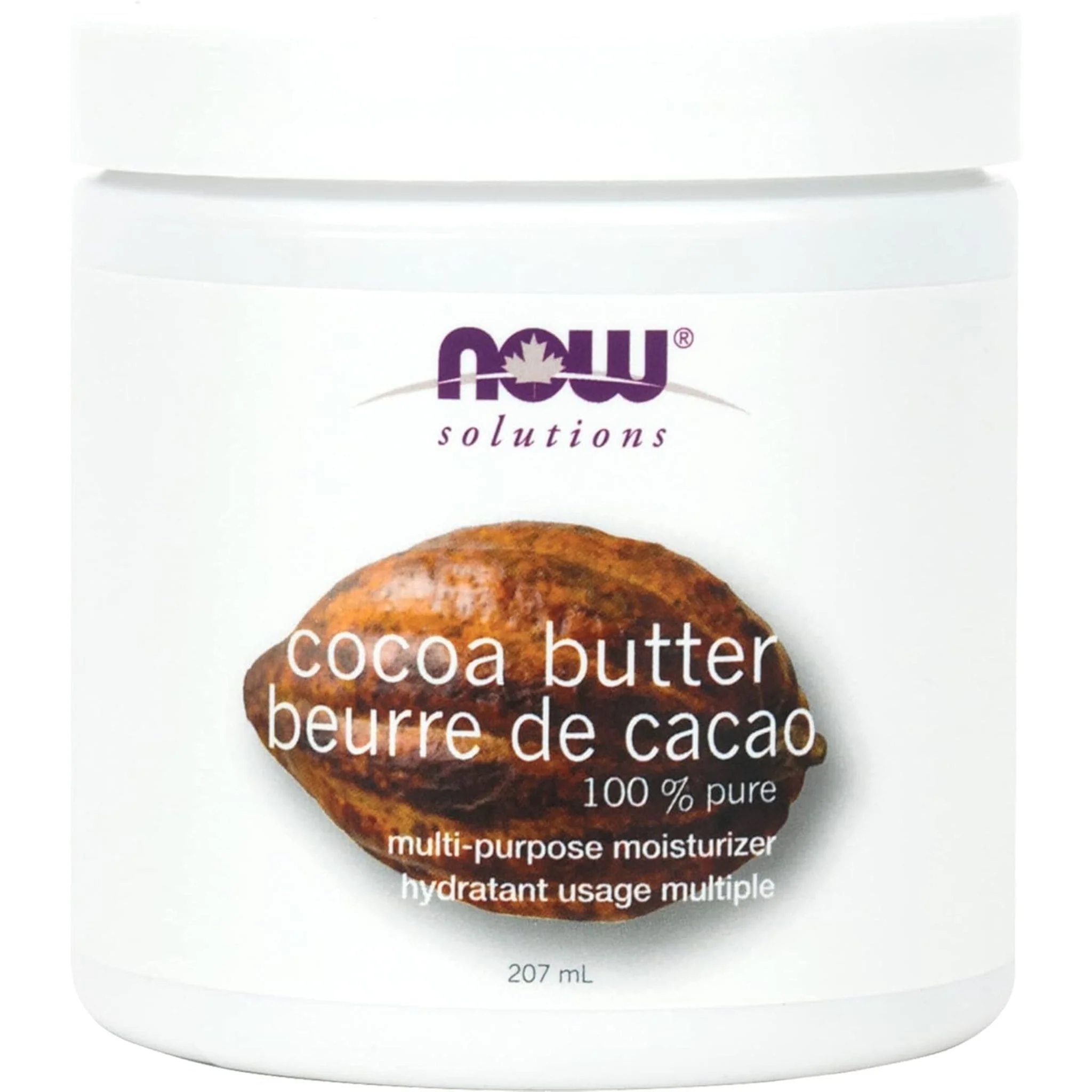 NOW 100% Pure Cocoa Butter, 198g