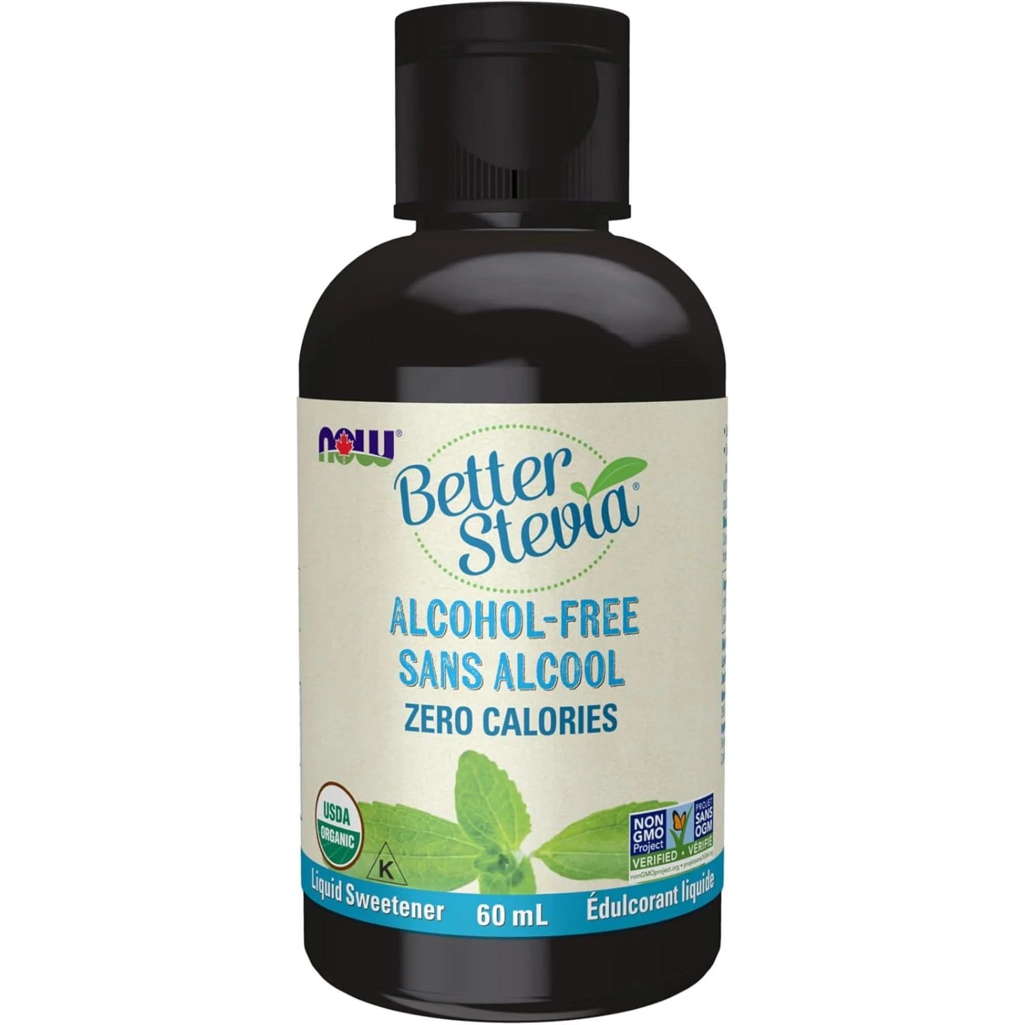 NOW Better Stevia Liquid Drops, Alcohol Free, No Bitter Aftertaste, Zero Calorie Sweetener, Natural