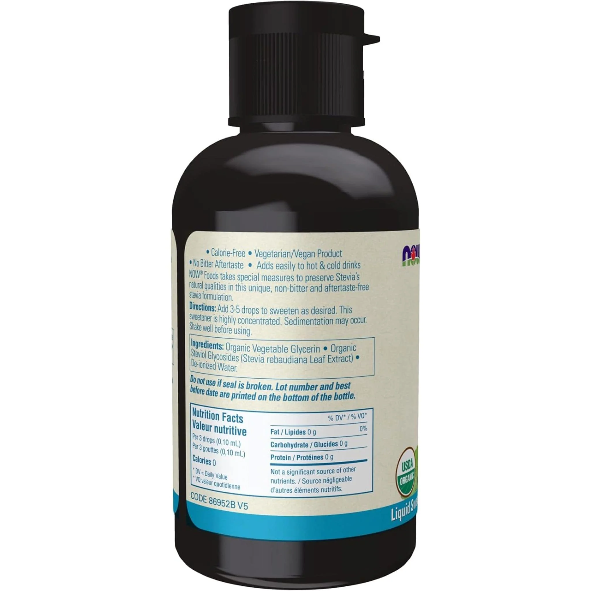 NOW Better Stevia Liquid Drops, Alcohol Free, No Bitter Aftertaste, Zero Calorie Sweetener, Natural - Image 2