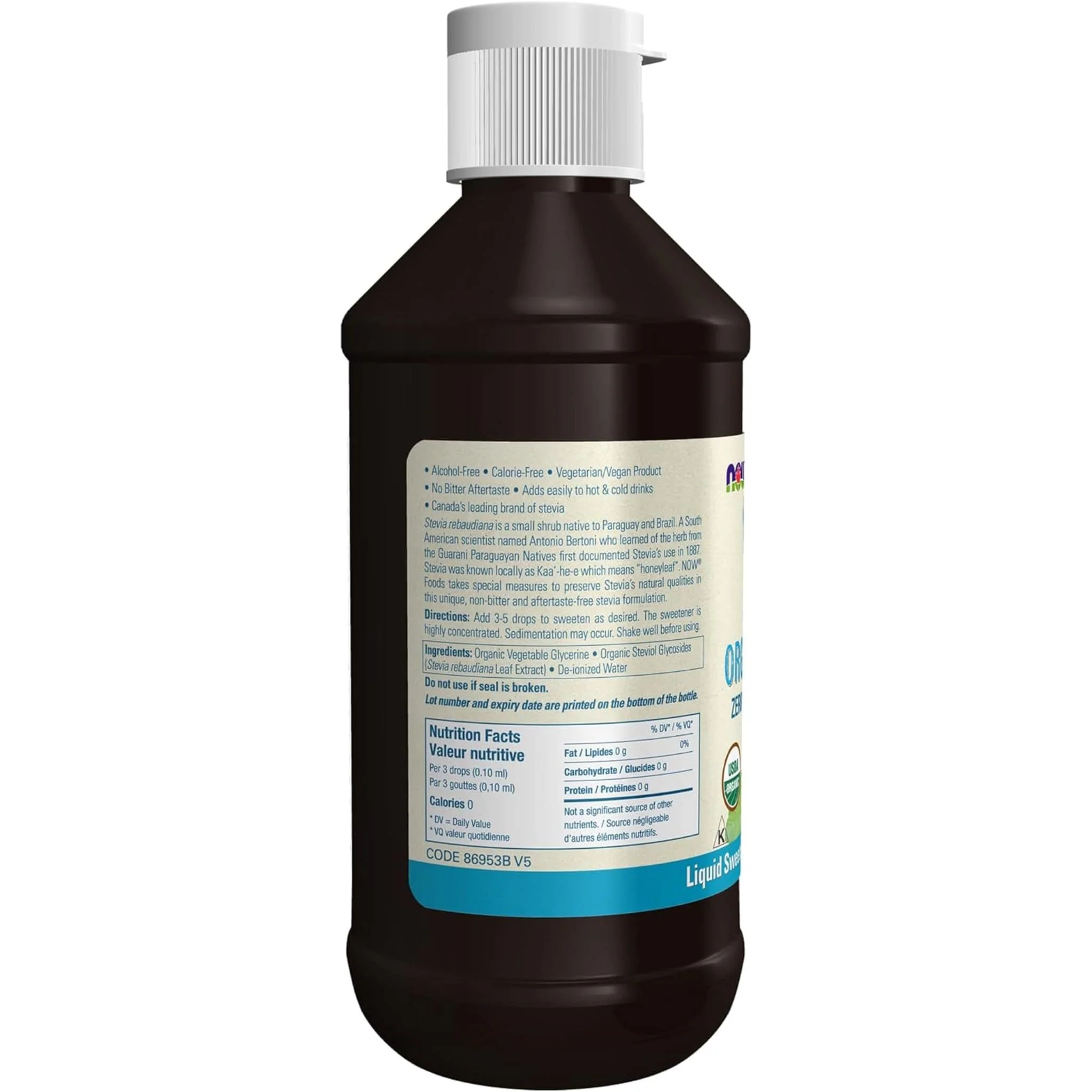 NOW Better Stevia Liquid Drops, Alcohol Free, No Bitter Aftertaste, Zero Calorie Sweetener, Natural - Image 5