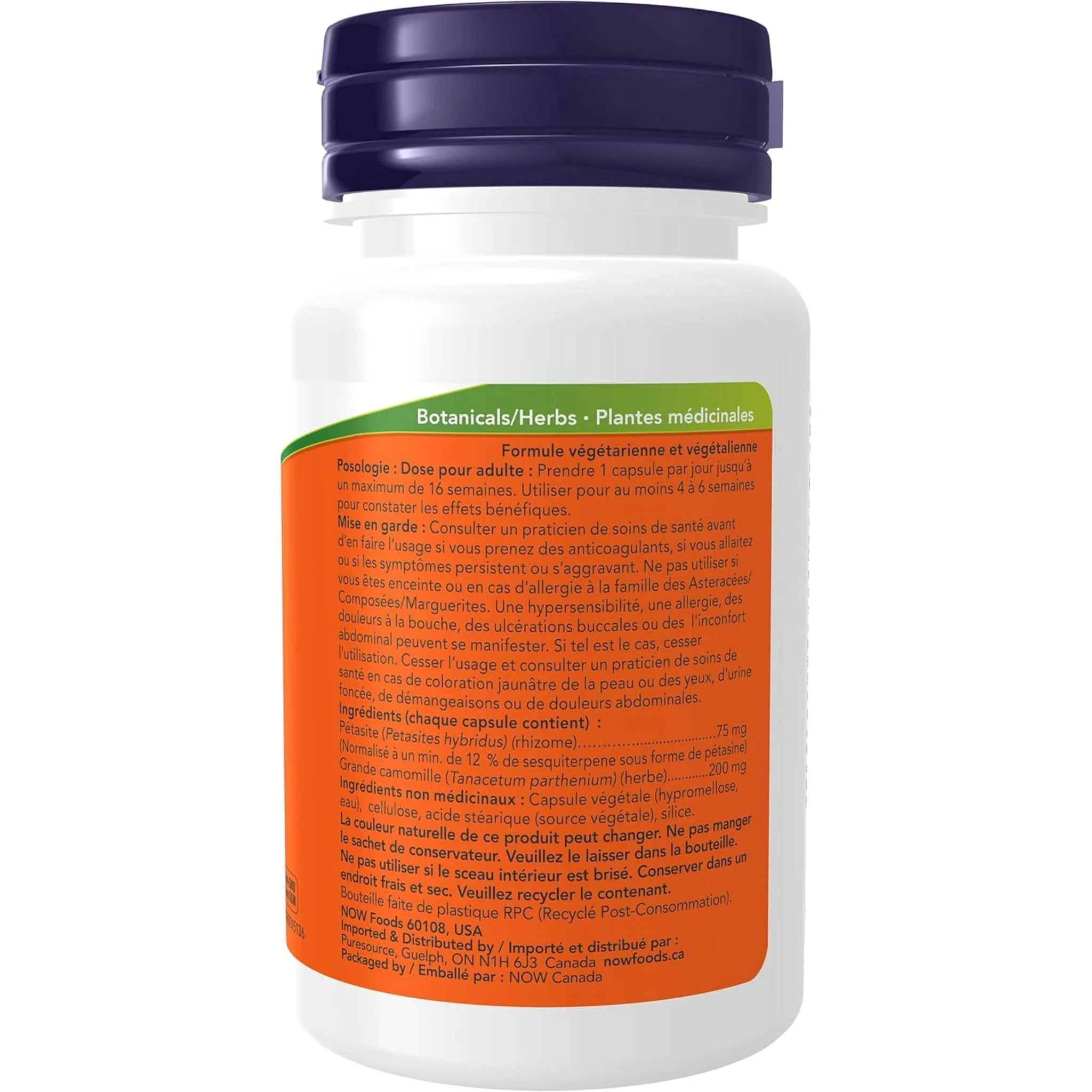 NOW Butterbur Extract 75mg/15%, 60 VCaps - Image 4