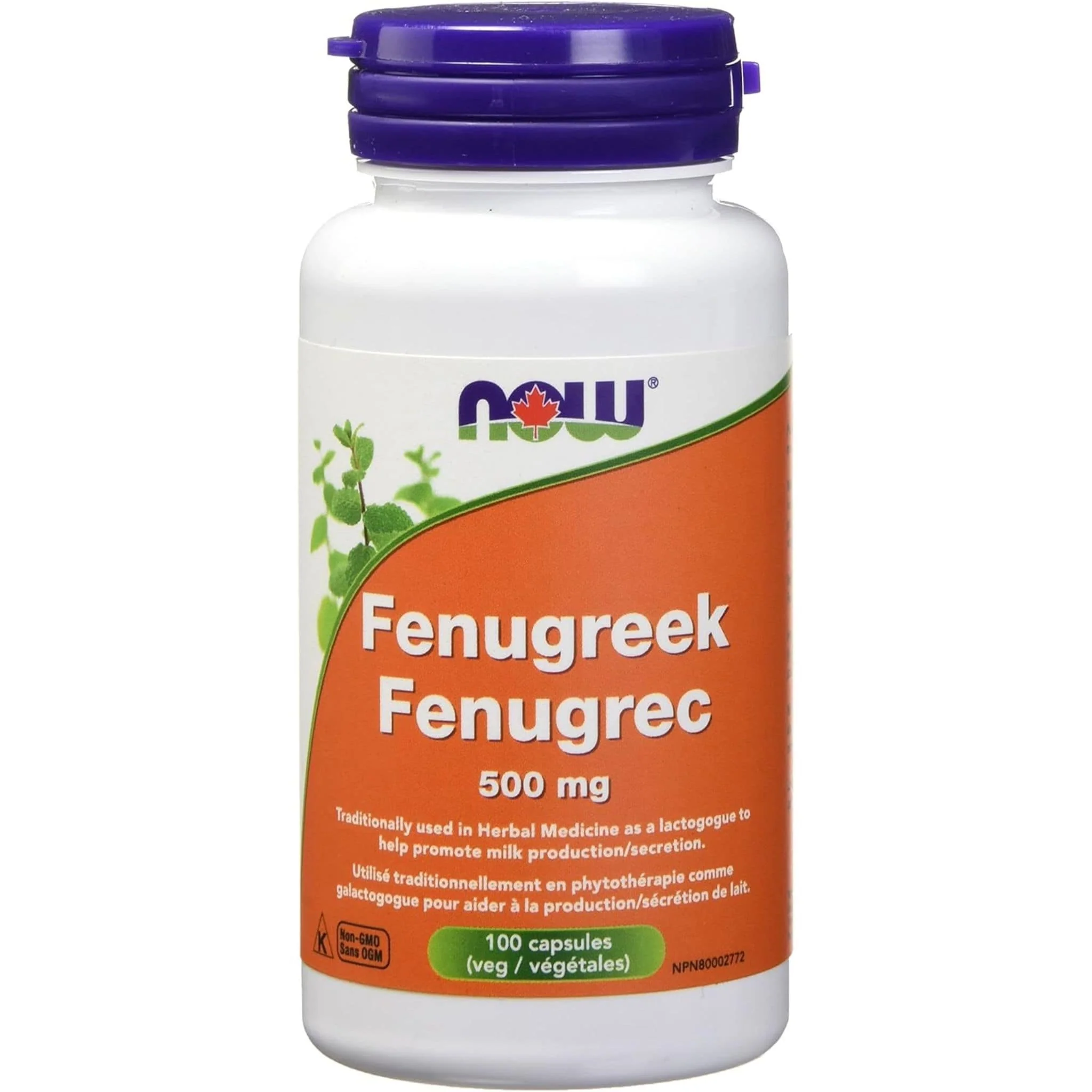 NOW Fenugreek 500mg Capsules