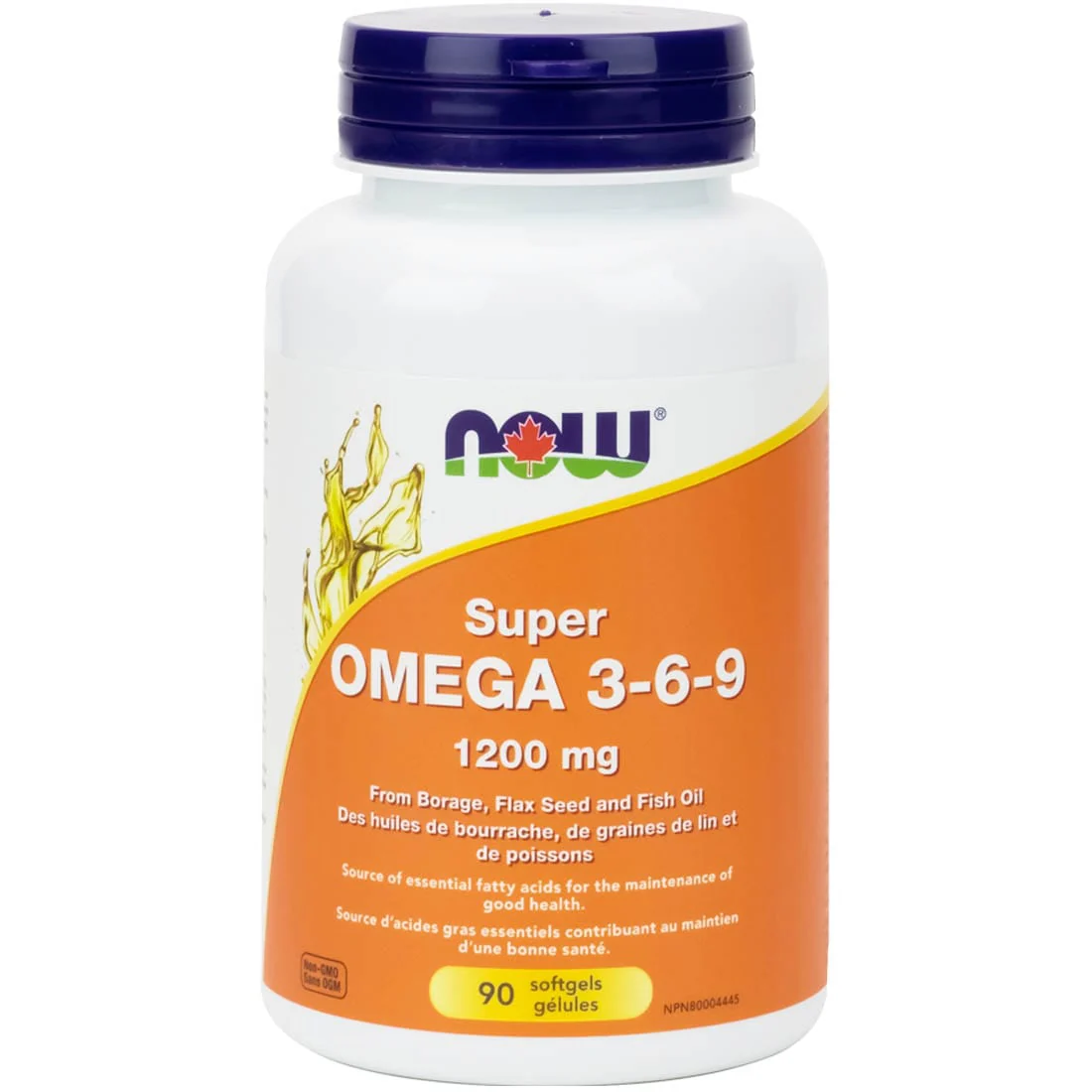 NOW Super Omega 3-6-9 1200mg, 180 Softgels - Image 2