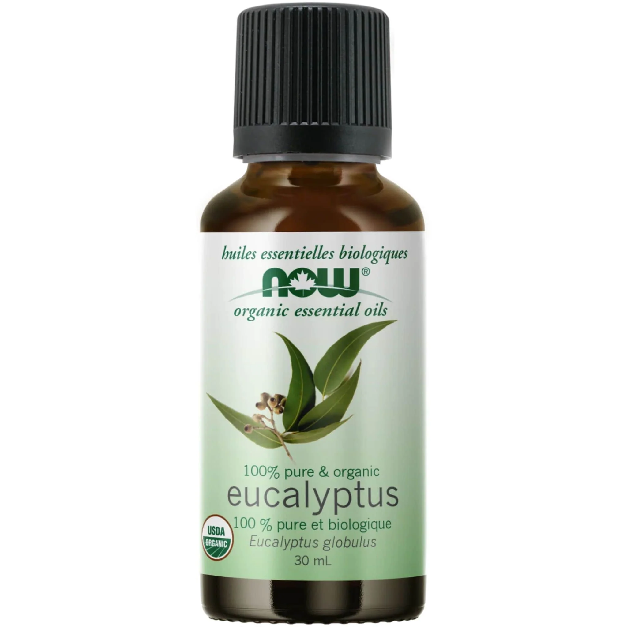 NOW Organic Eucalyptus Oil (Aromatherapy), 100% Pure, 30ml