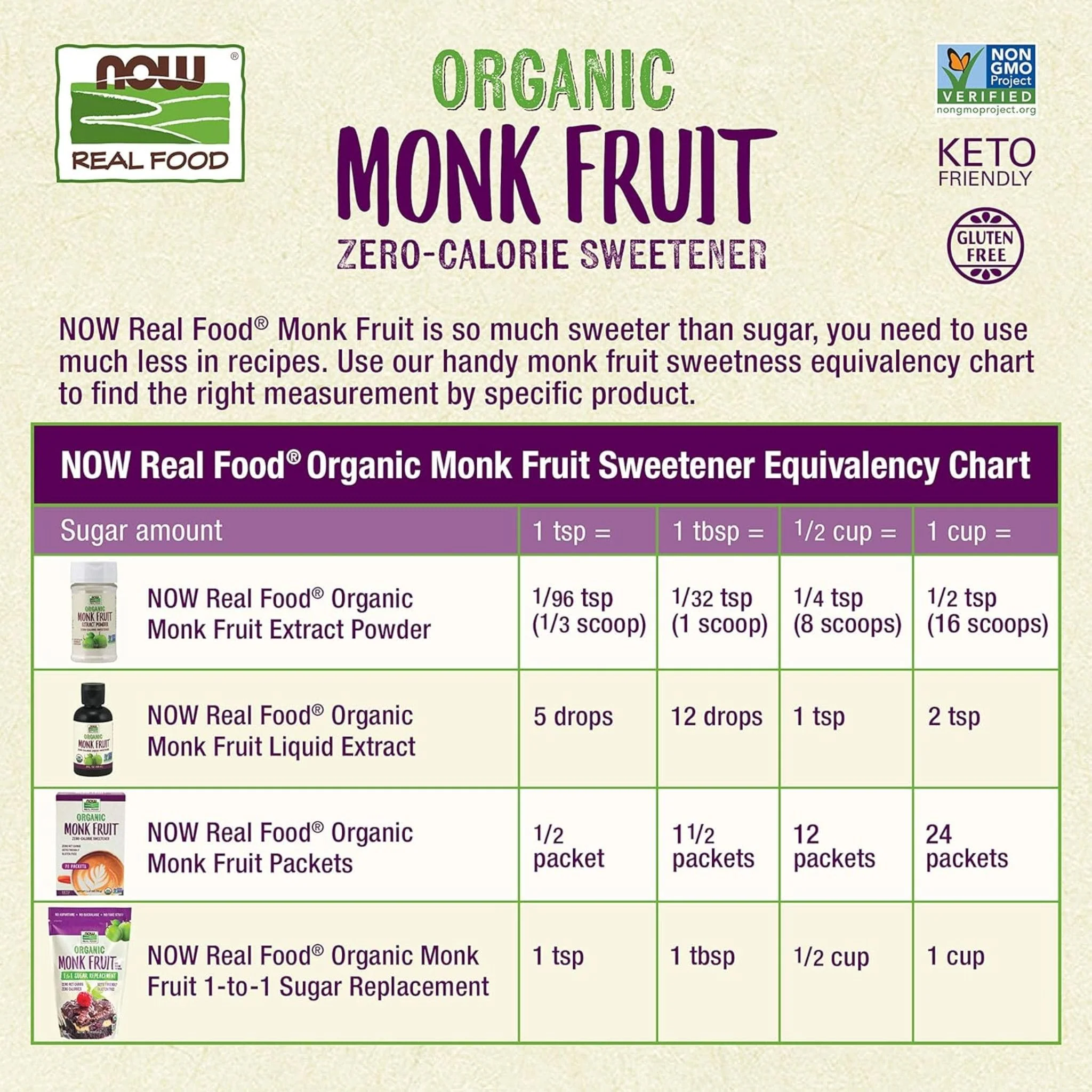 NOW Organic Monk Fruit Liquid Sweetener - Image 14