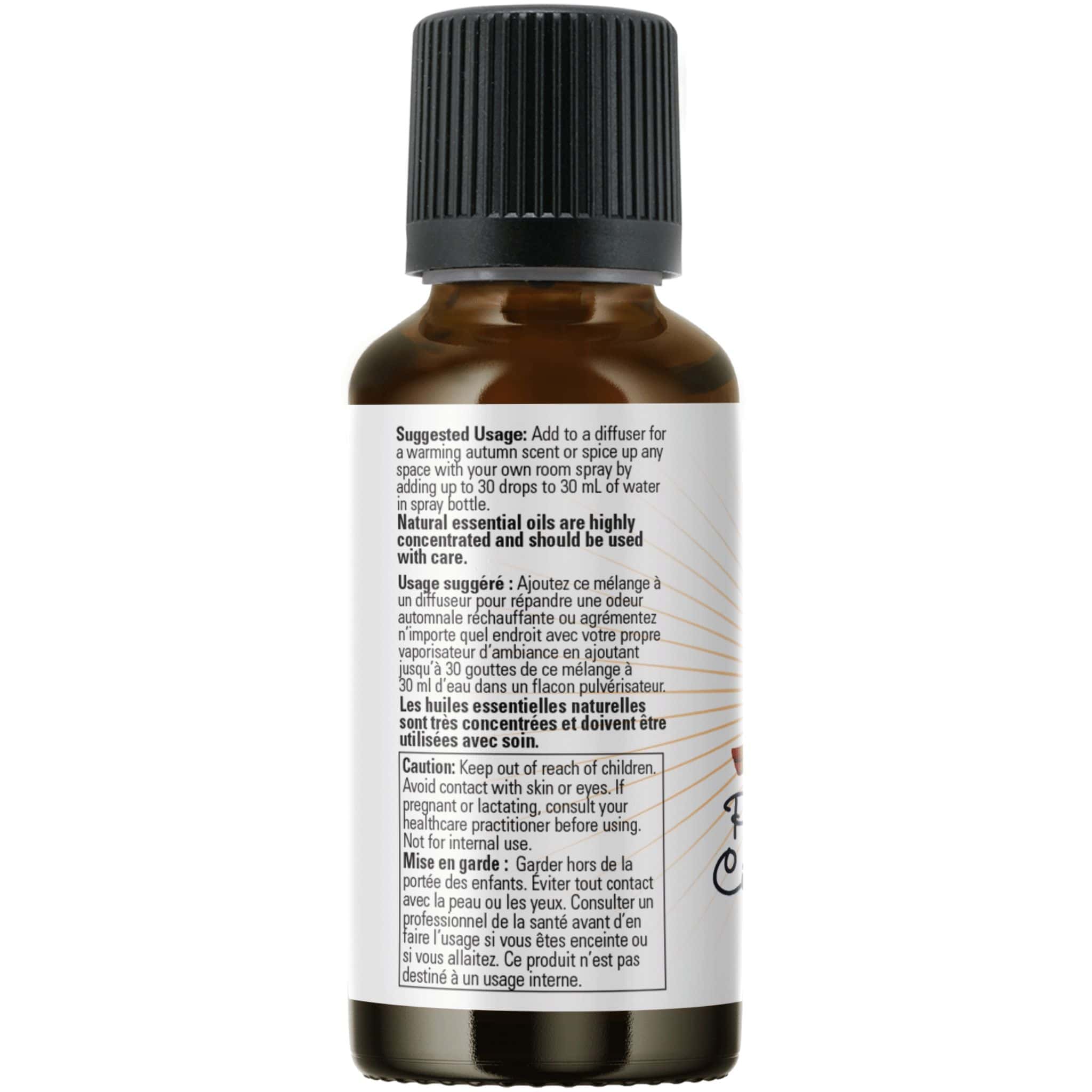 NOW Pumpkin Spice Essential Oil Blend, 30ml - Image 3