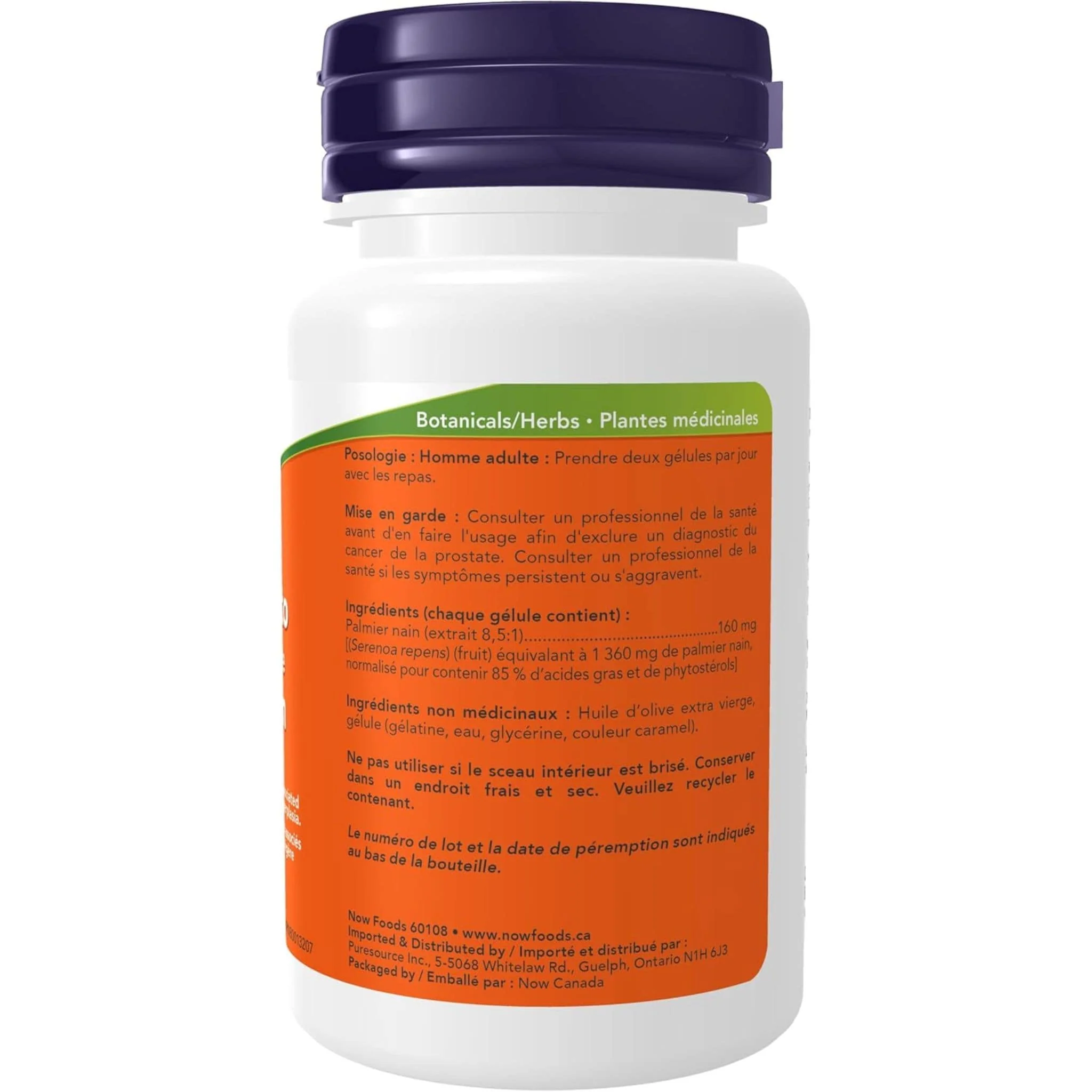 NOW Saw Palmetto, Standard Extract, 160mg - Image 4