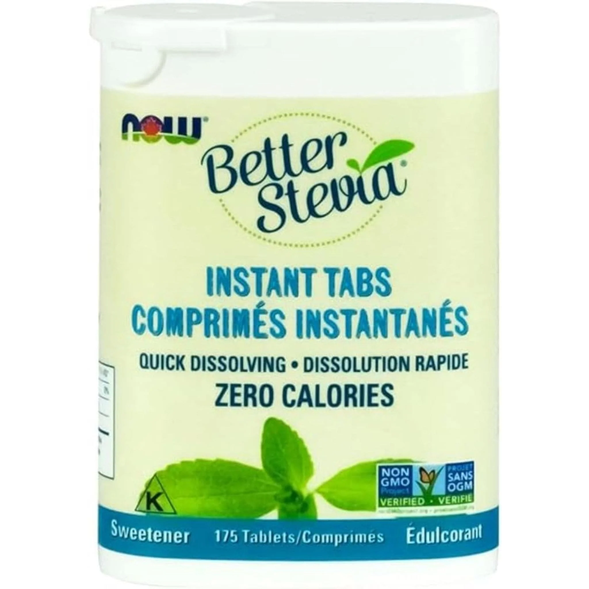 NOW Stevia Dissolving Instant Tabs, 175 Tablets