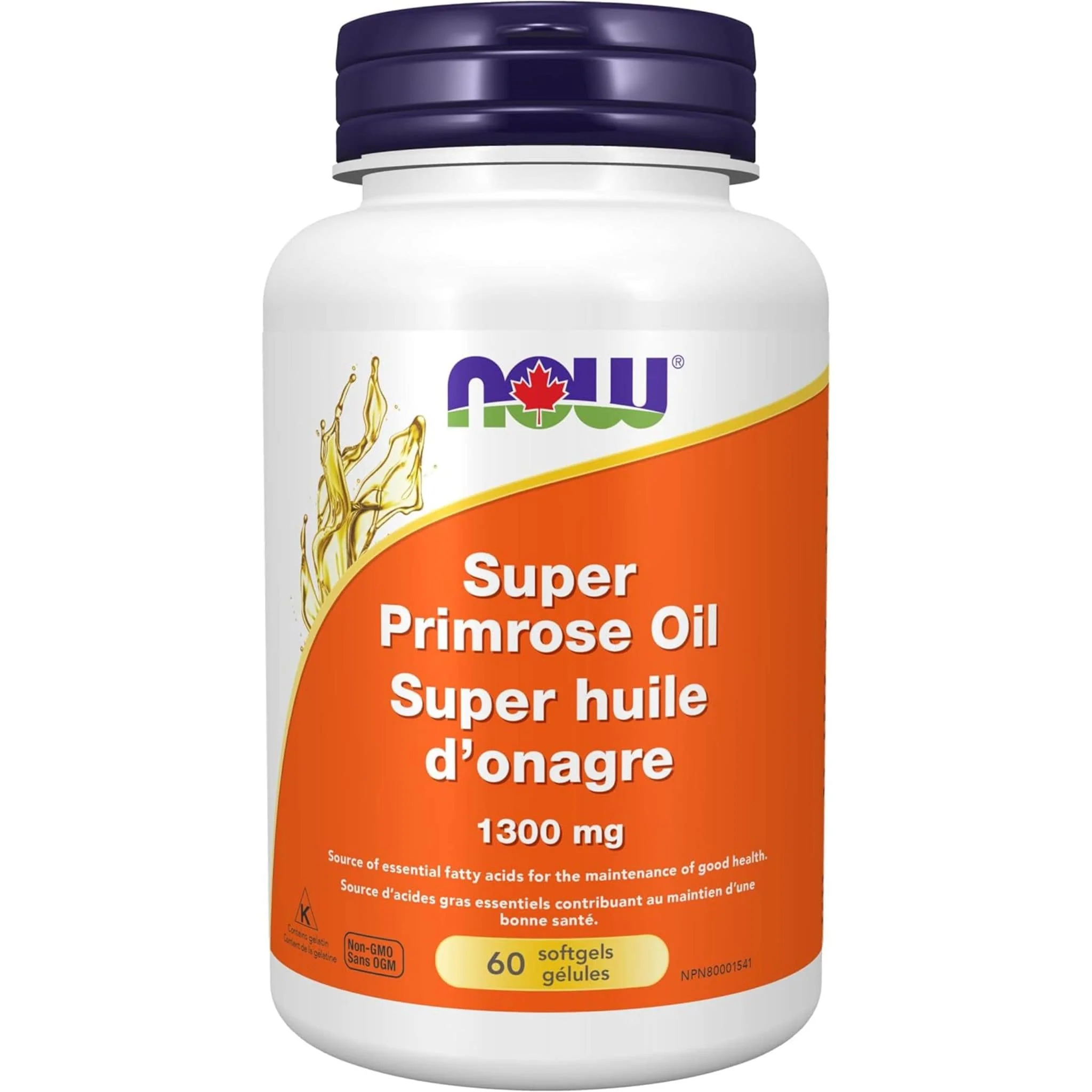 NOW Super Primrose, 1300mg, 60 Softgels