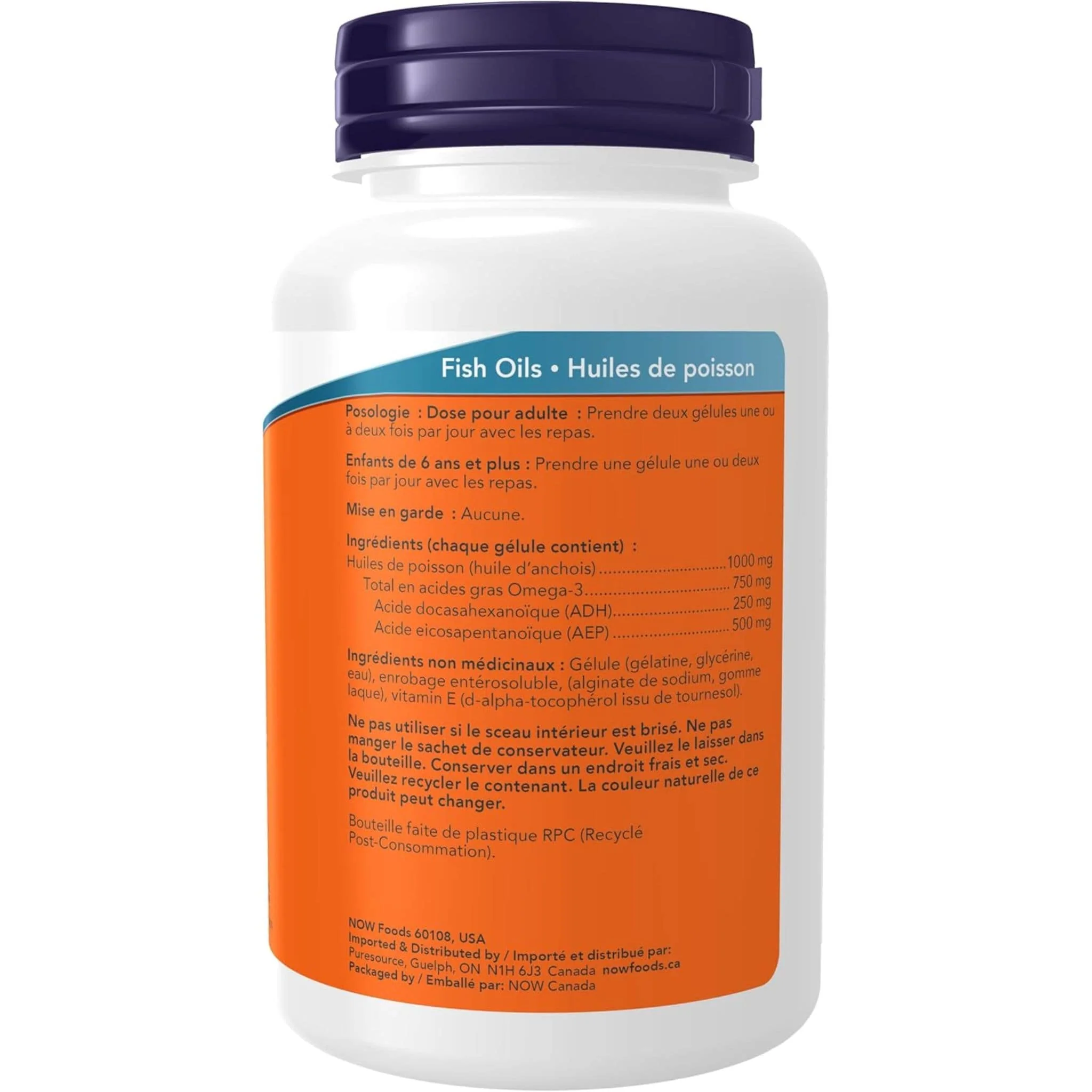 NOW Ultra Omega-3, 1000mg, 500EPA/250DHA - Image 4