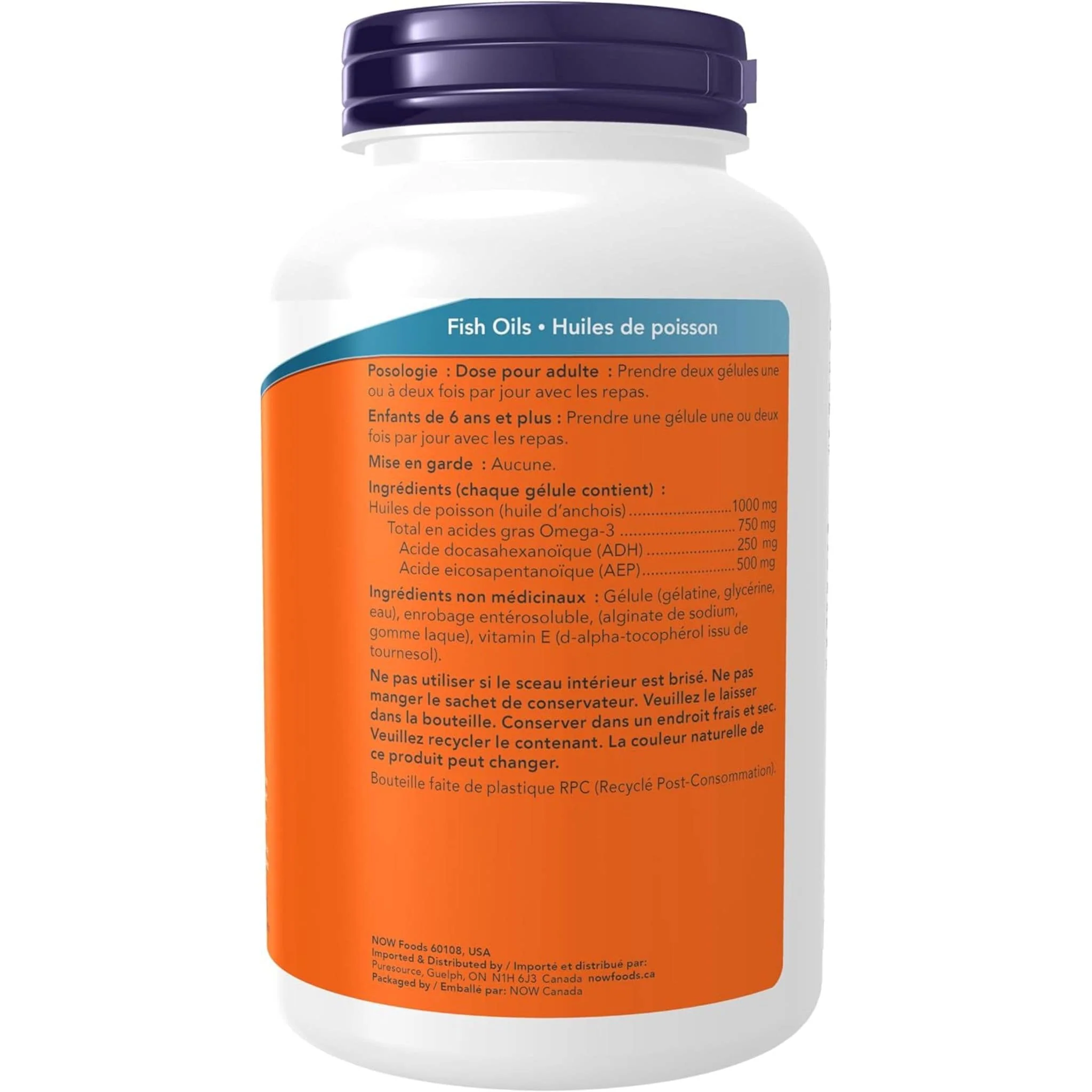 NOW Ultra Omega-3, 1000mg, 500EPA/250DHA - Image 7