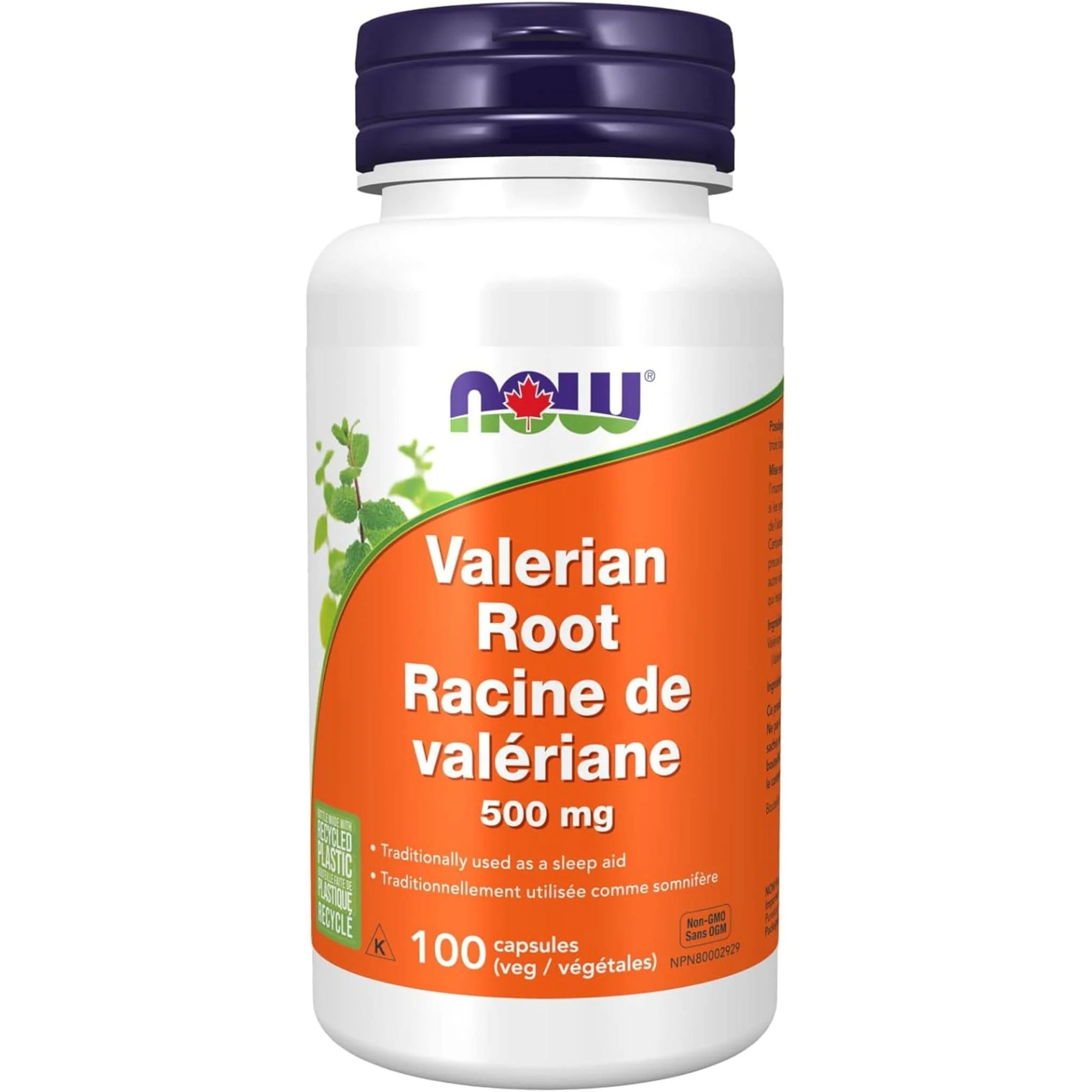 NOW Valerian Root 500mg (Stress Support and Sleep Aid)
